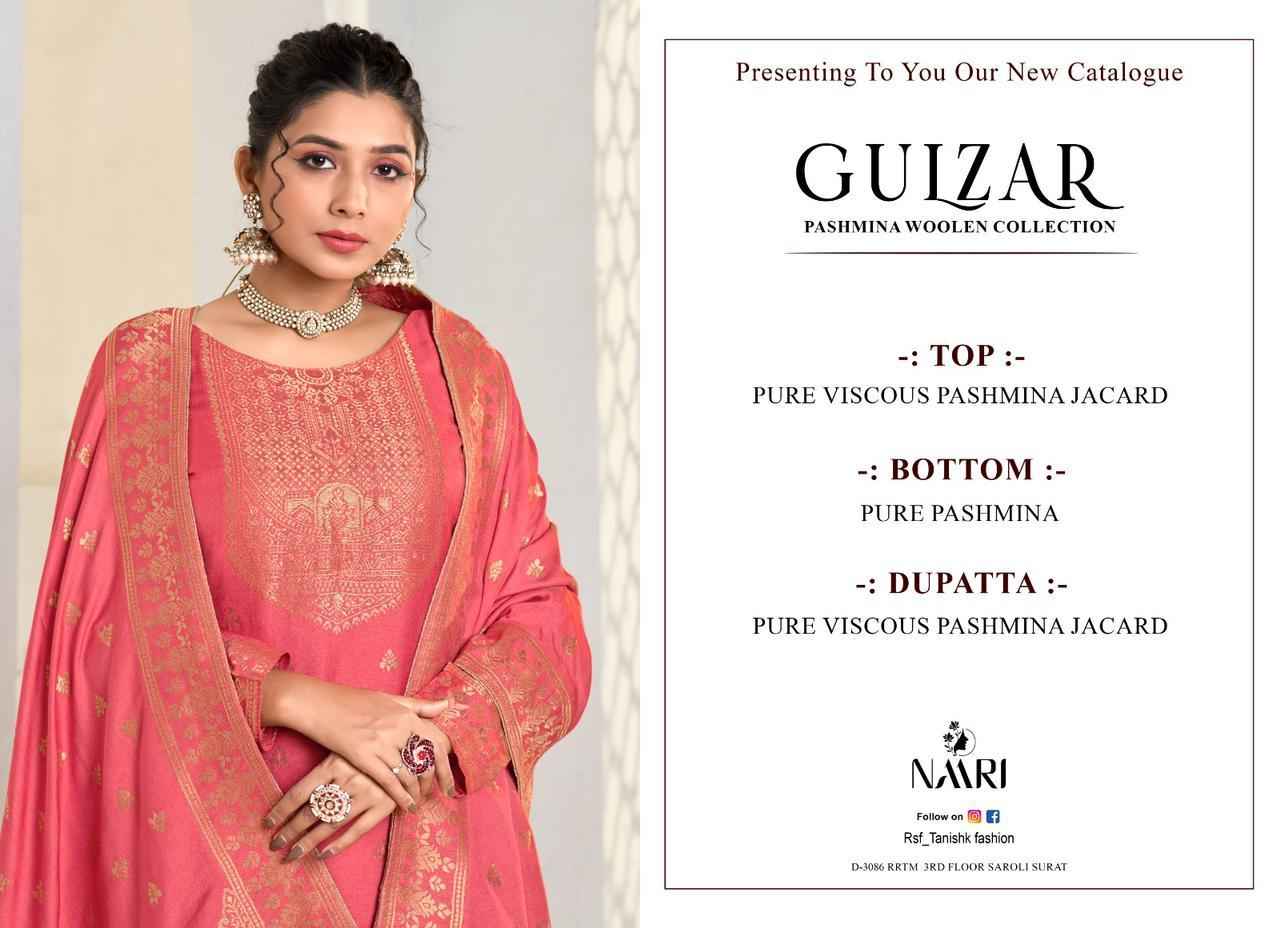 Naari Gulzar Viscose Pashmina Dress Material 4 pcs Catalogue