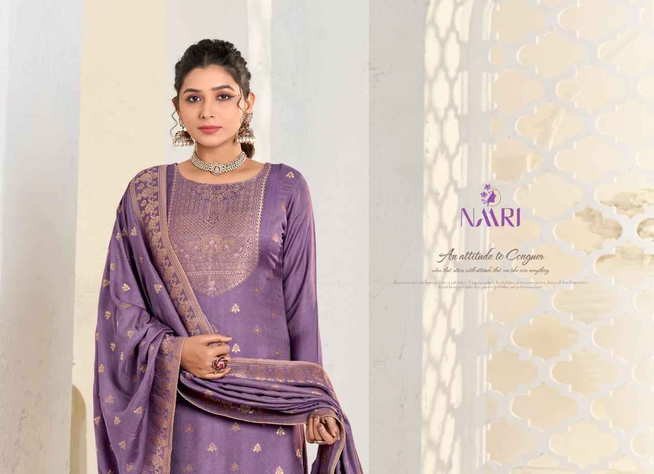 Naari Gulzar Viscose Pashmina Dress Material 4 pcs Catalogue