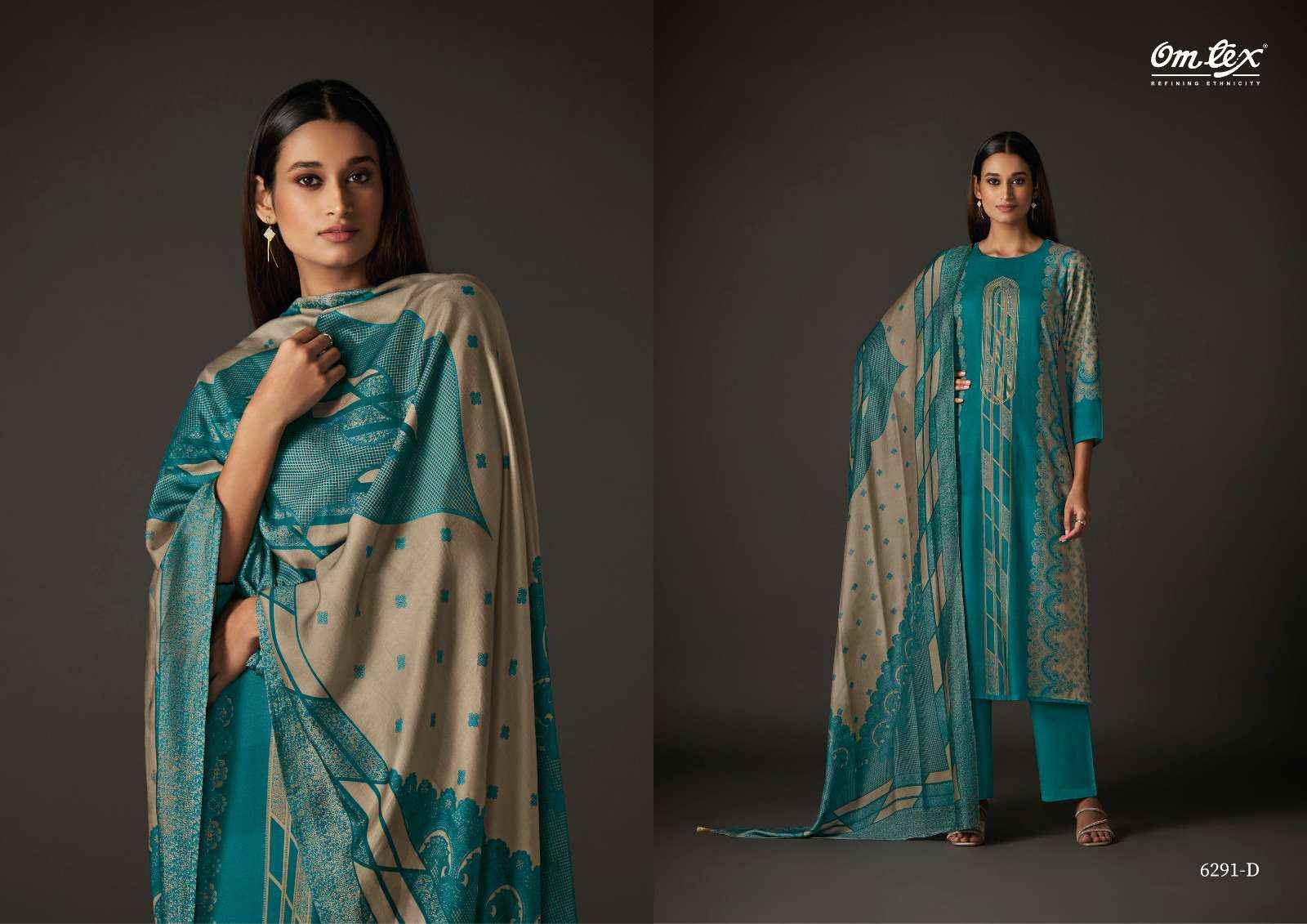 Omtex Desi Dazzle Pashmina Dress Material 4 pcs Catalogue