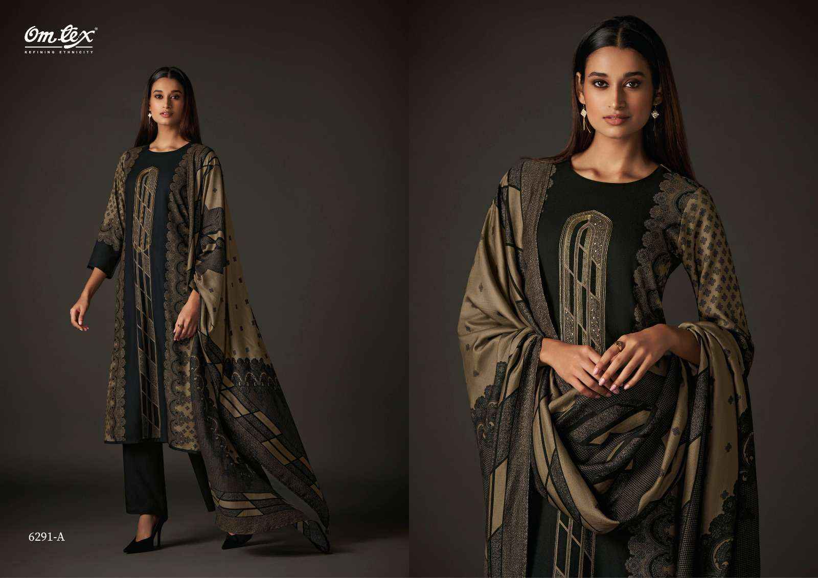 Omtex Desi Dazzle Pashmina Dress Material 4 pcs Catalogue