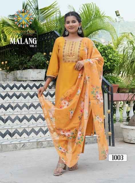 Passion Tree Malang Vol 1 Shimmer Silk Kurti Combo 8 pcs Catalogue