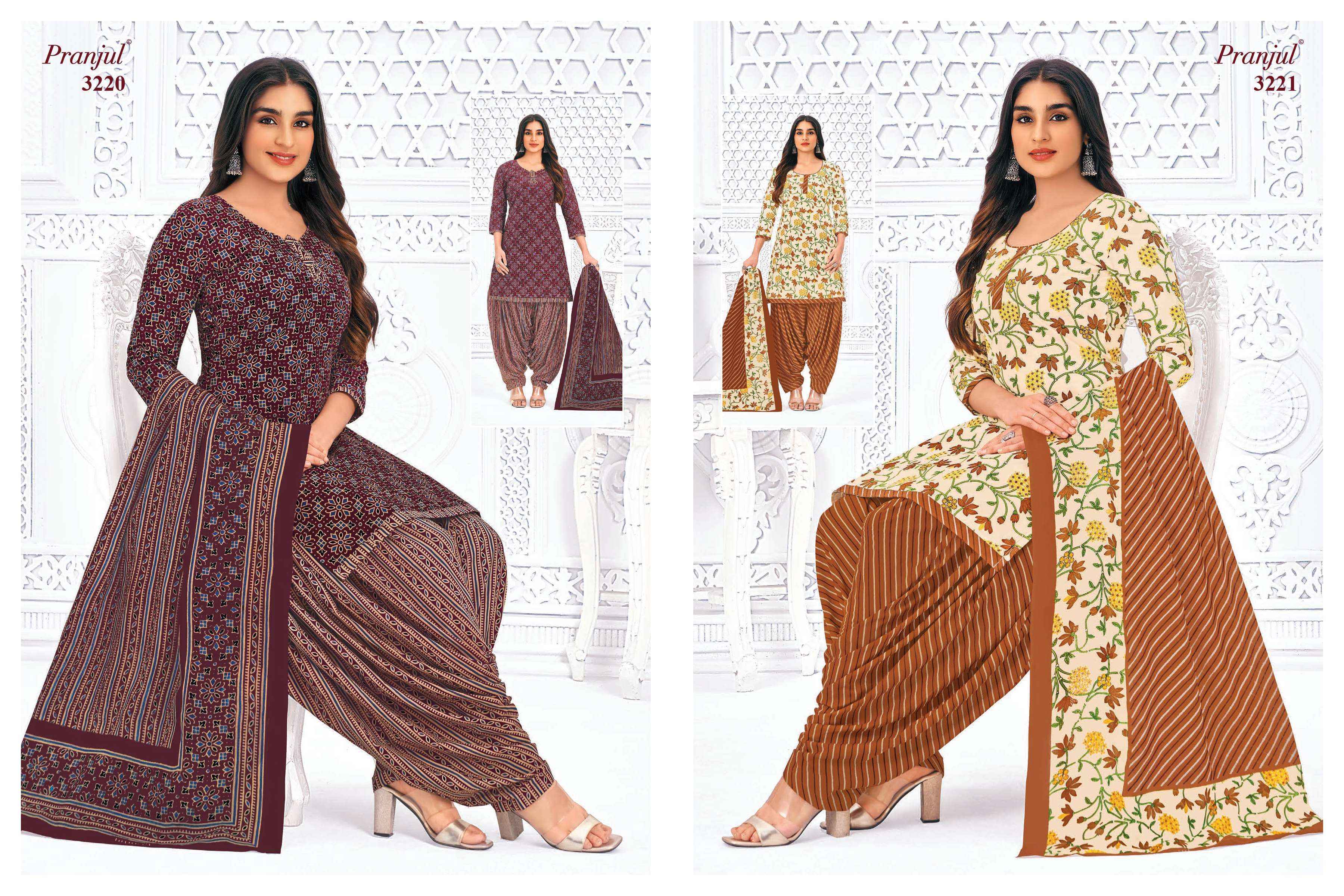 Pranjul Priyanshi Vol 32 Cotton Dress Material 36 pcs Catalogue
