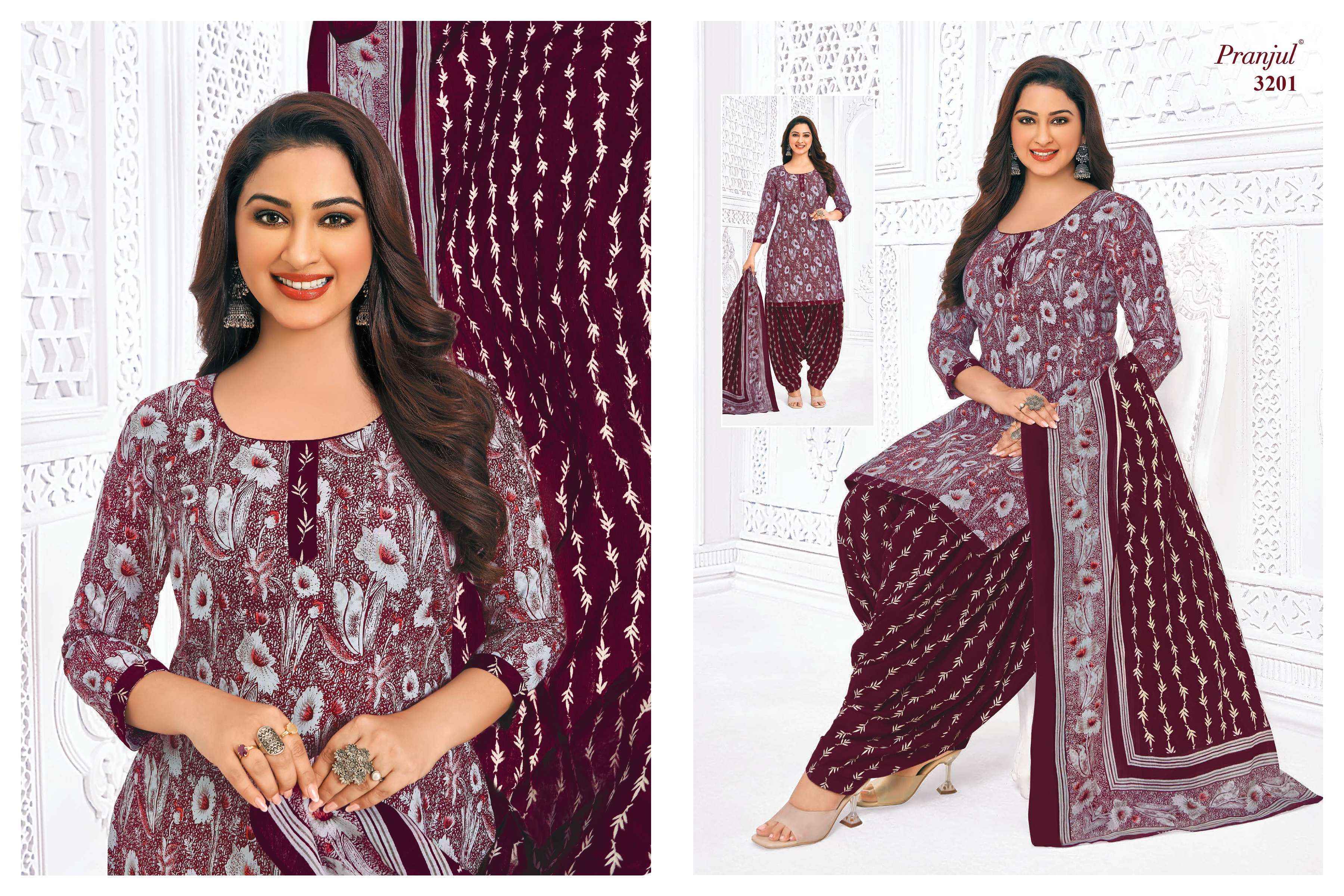 Pranjul Priyanshi Vol 32 Cotton Dress Material 36 pcs Catalogue
