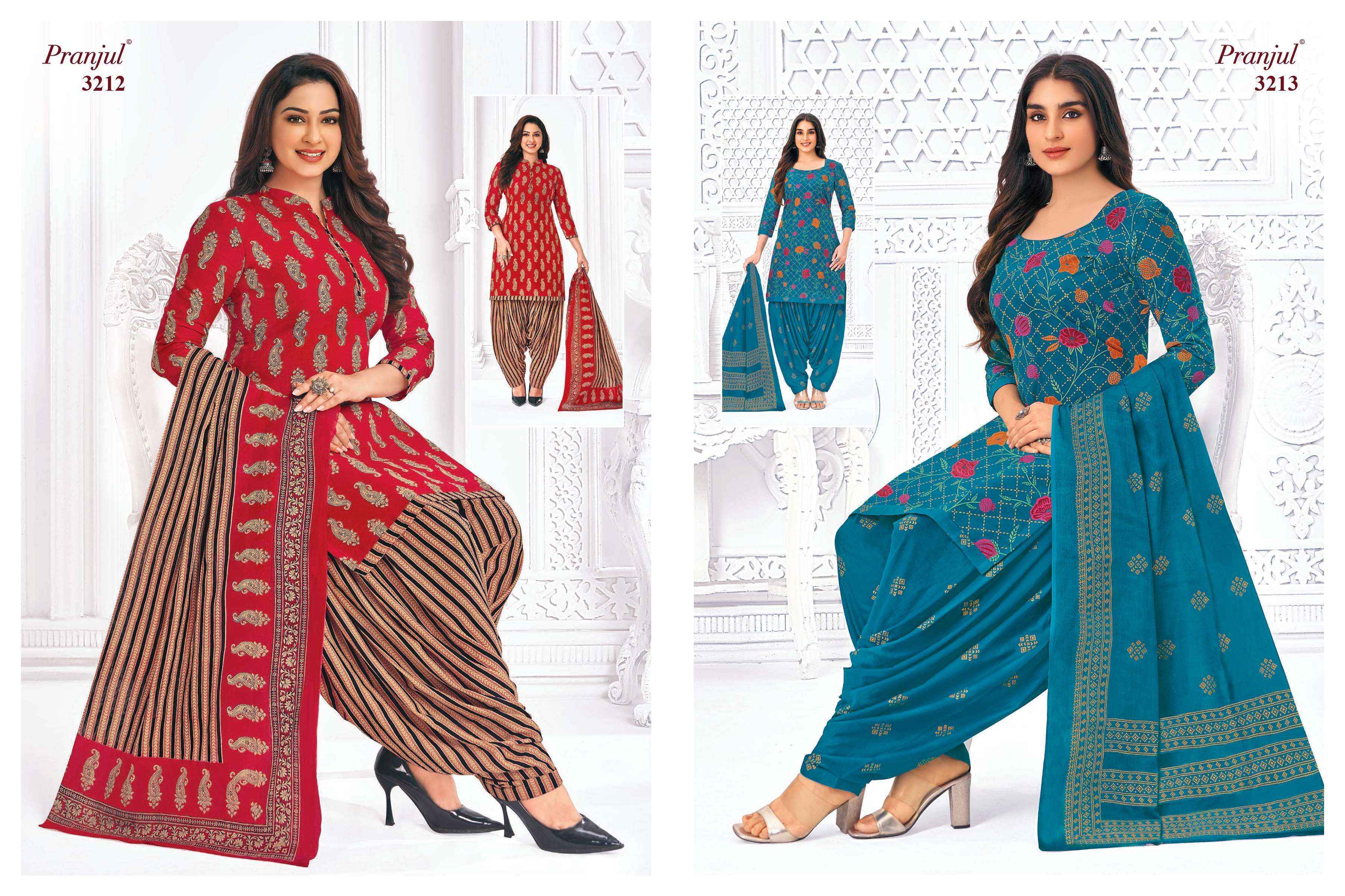 Pranjul Priyanshi Vol 32 Cotton Dress Material 36 pcs Catalogue