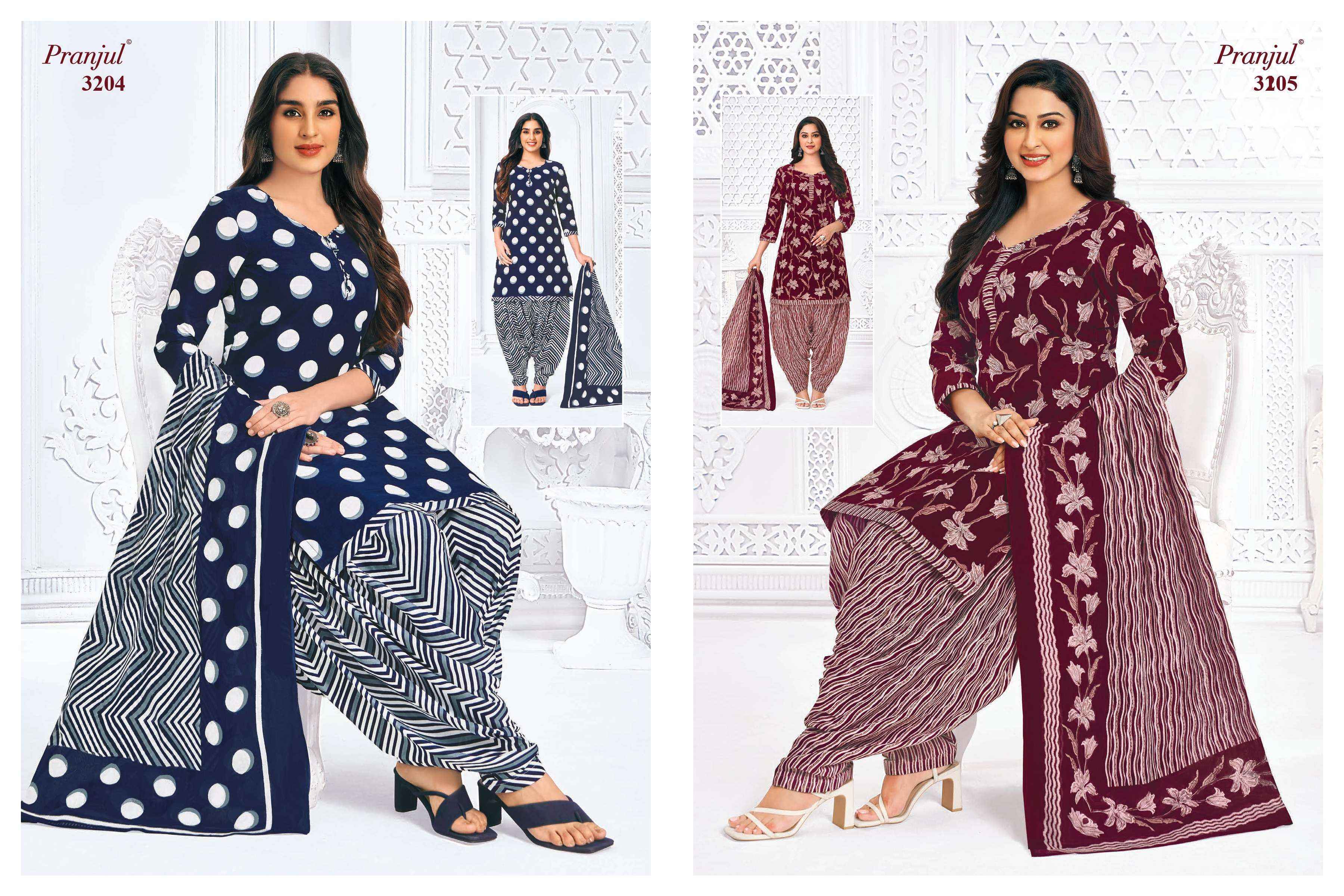 Pranjul Priyanshi Vol 32 Cotton Dress Material 36 pcs Catalogue
