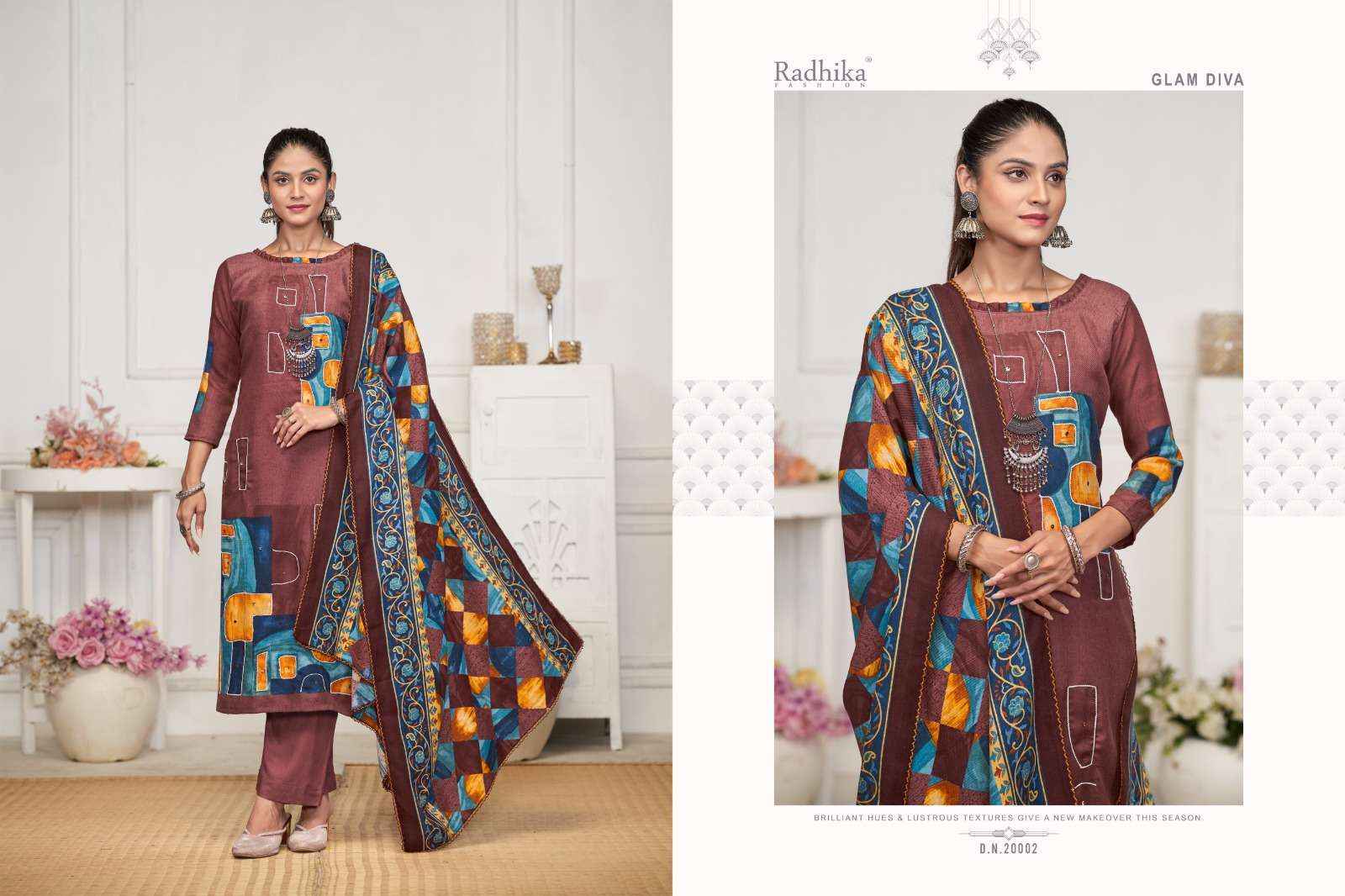 Radhika Fashion Rehnuma Pashmina Dress Material 4 pcs Catalogue
