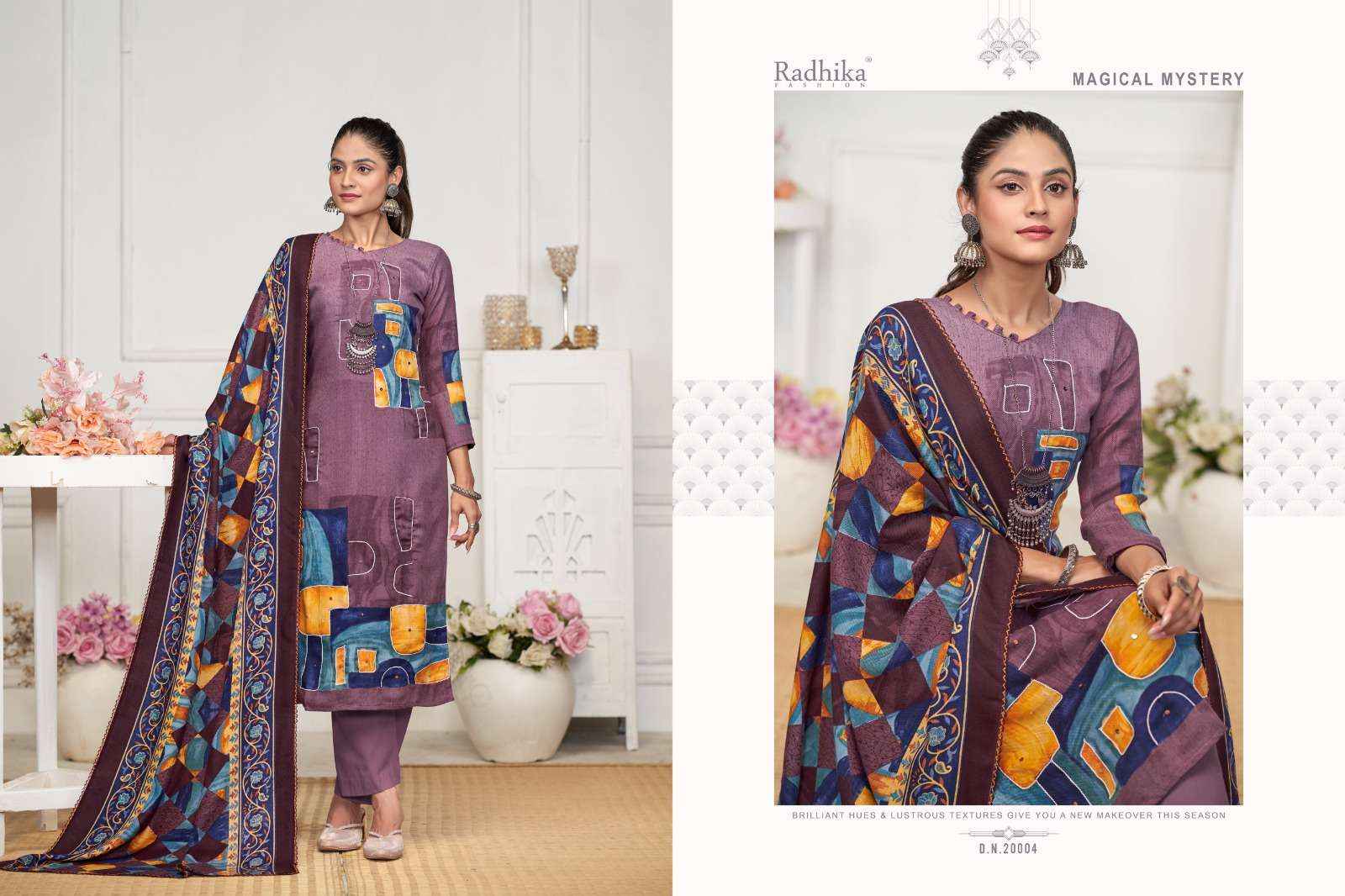 Radhika Fashion Rehnuma Pashmina Dress Material 4 pcs Catalogue