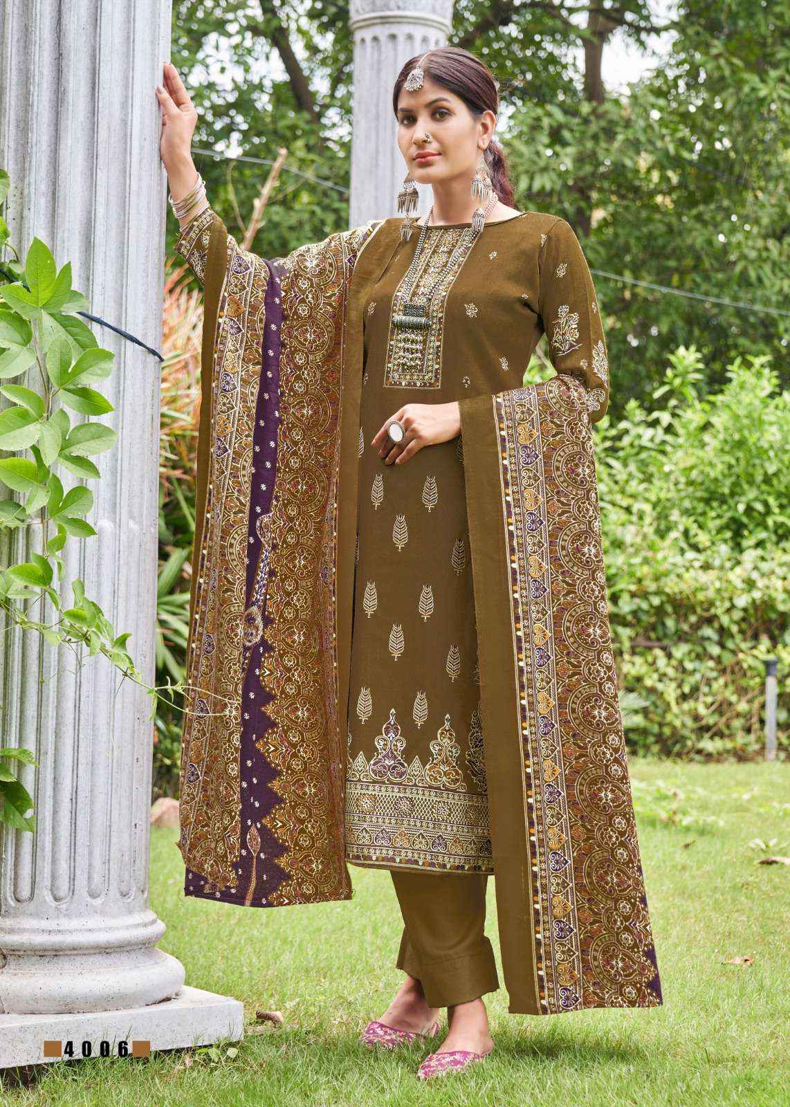 Roli Moli Fitoor Pashmina Dress Material 8 pcs Catalogue