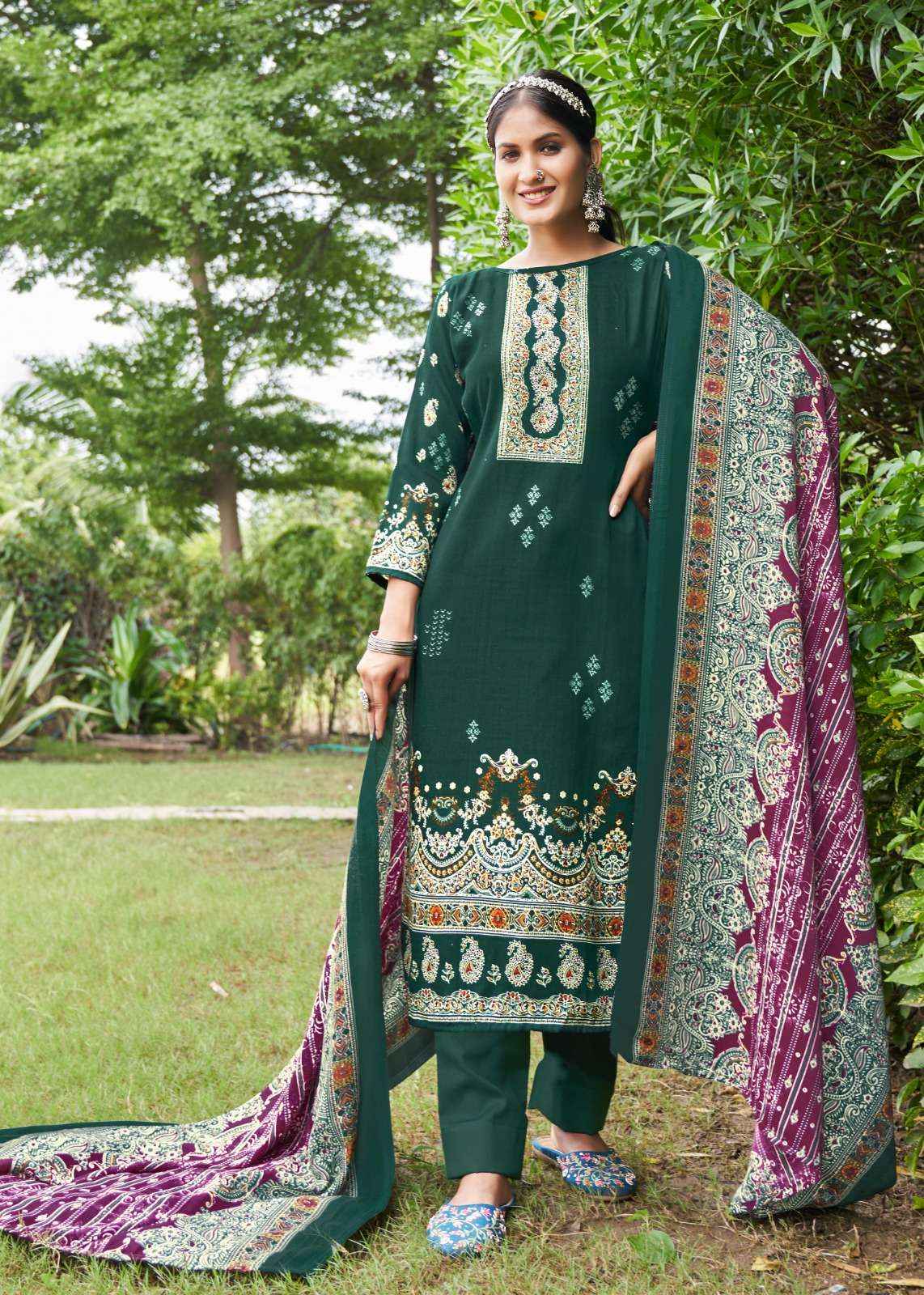 Roli Moli Fitoor Pashmina Dress Material 8 pcs Catalogue