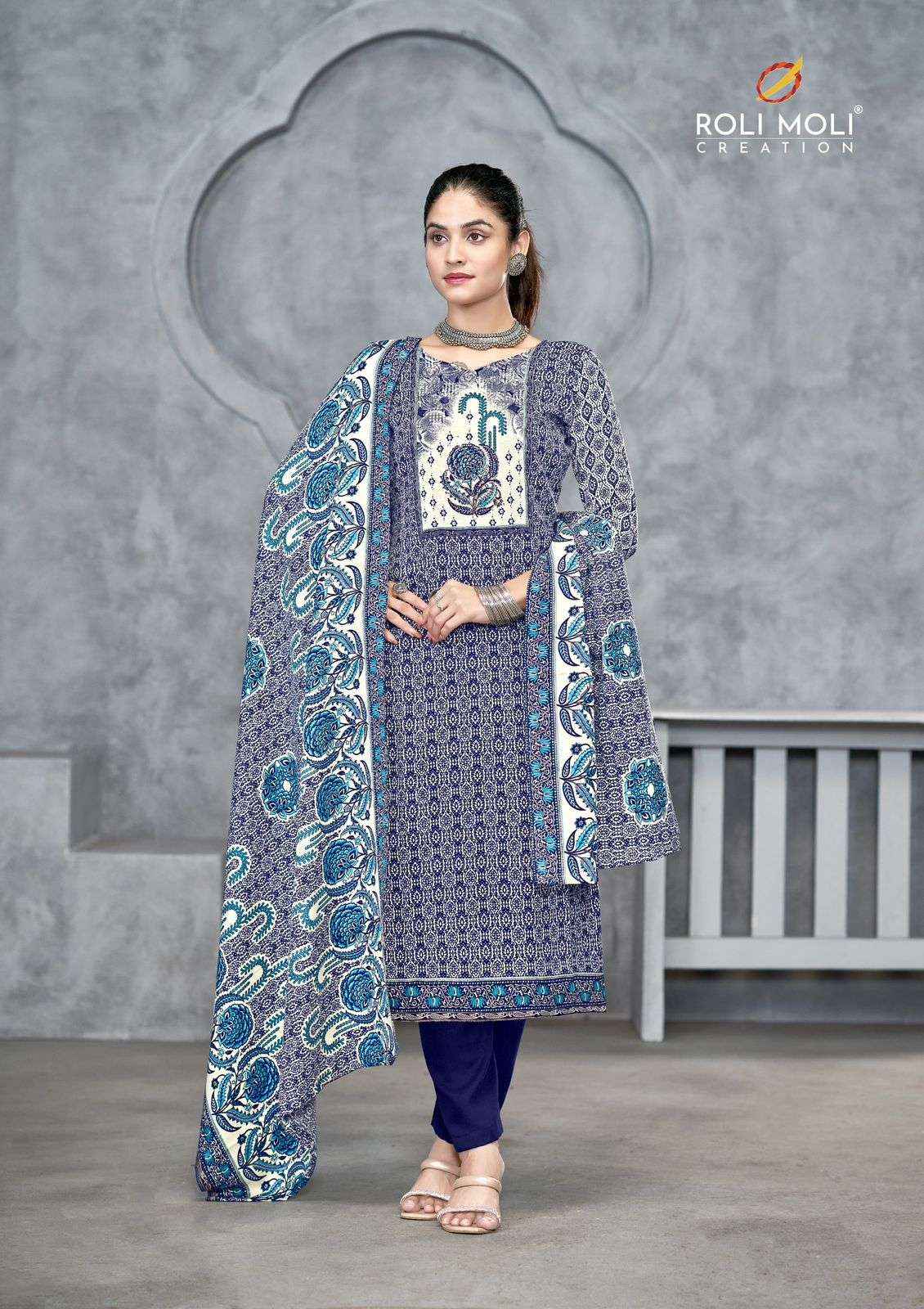 Roli Moli Shagun Pashmina Dress Material 8 pcs Catalogue