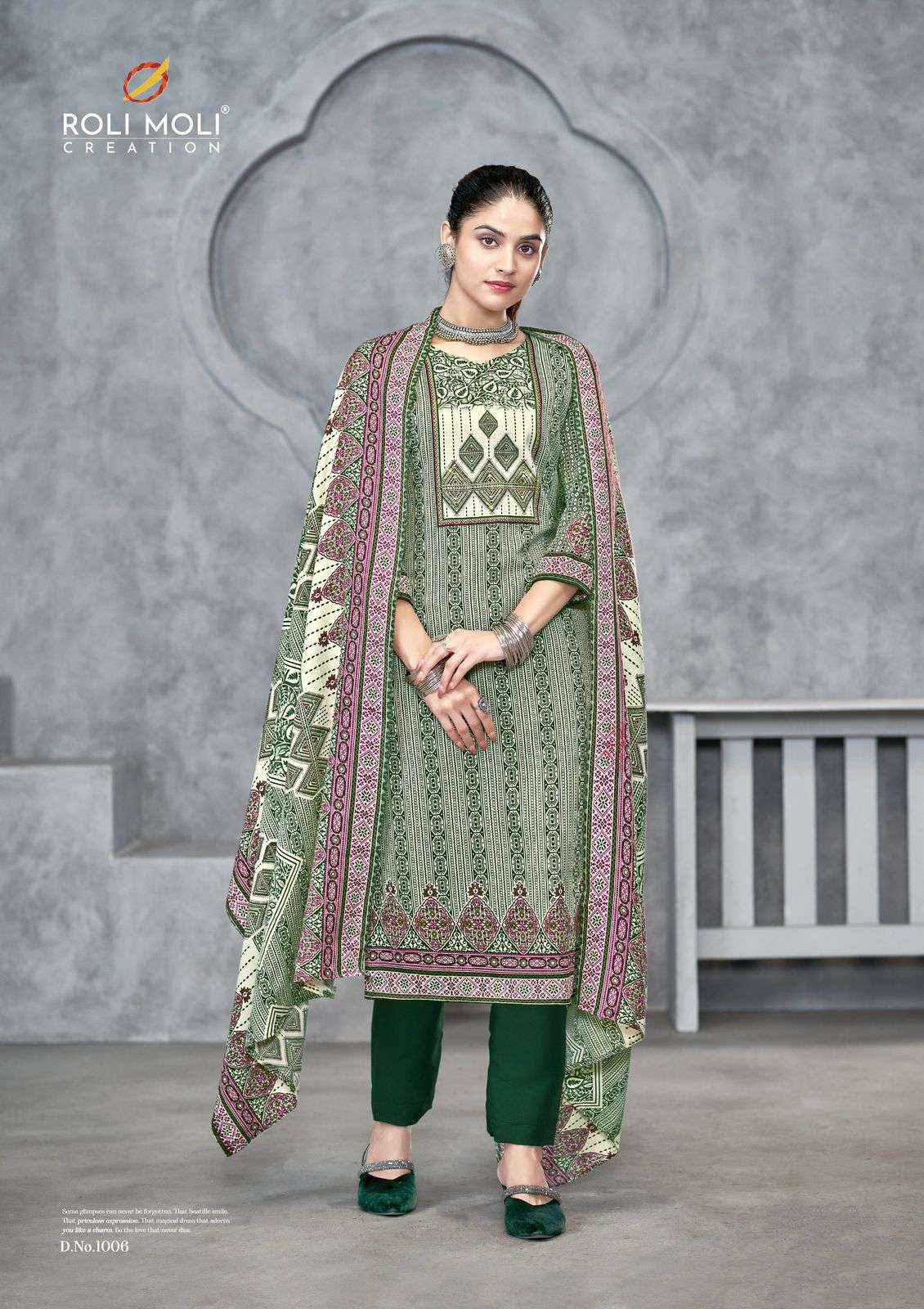 Roli Moli Shagun Pashmina Dress Material 8 pcs Catalogue