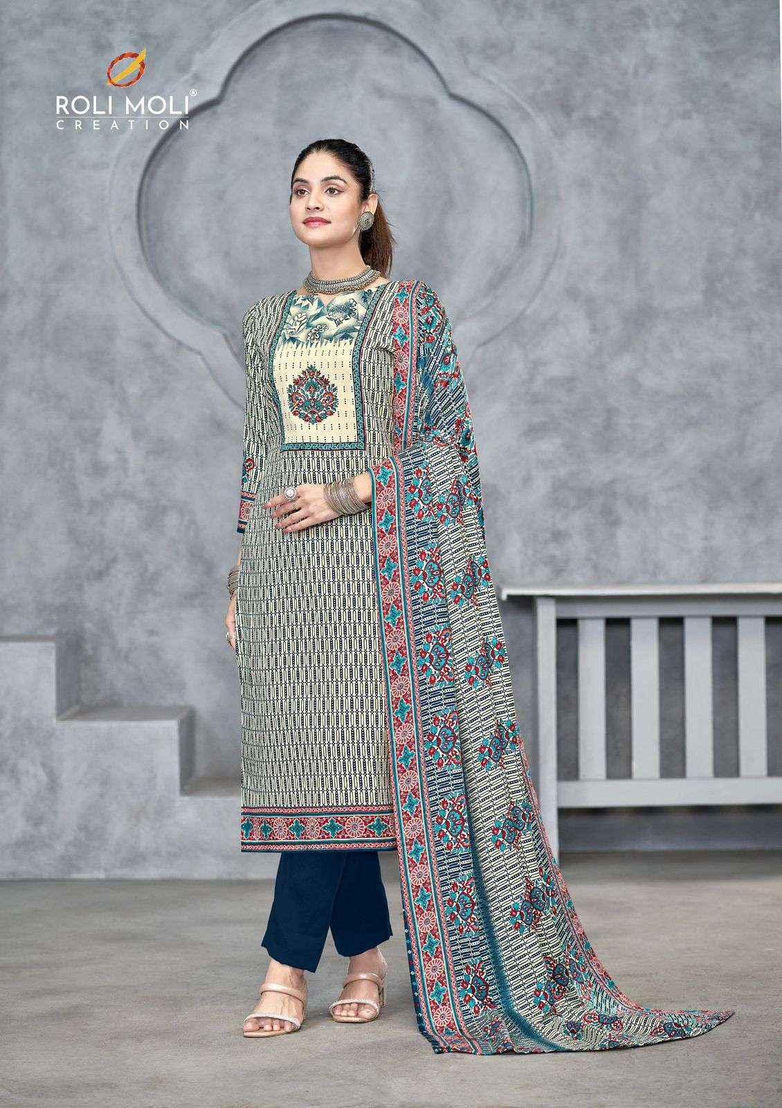 Roli Moli Shagun Pashmina Dress Material 8 pcs Catalogue