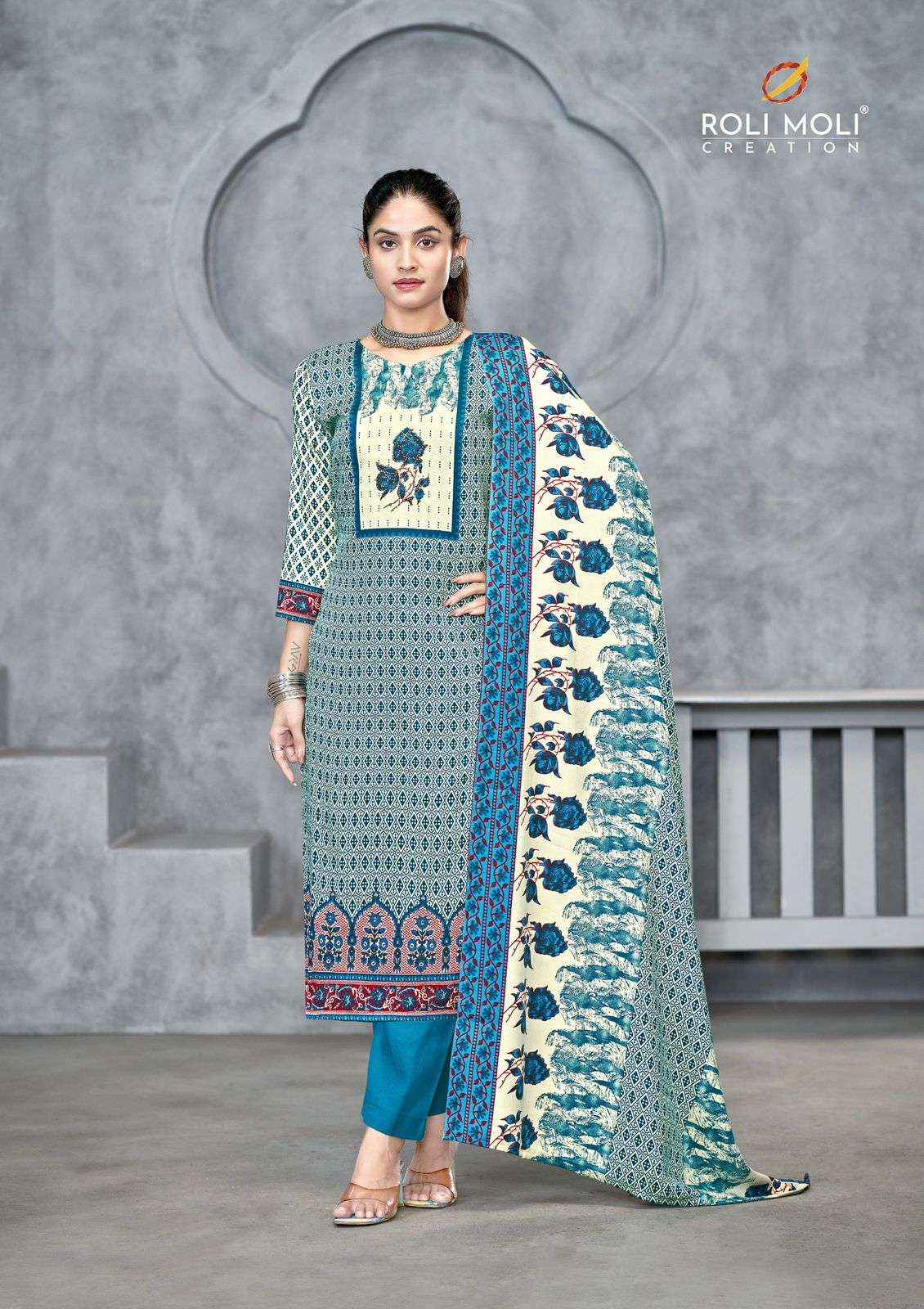 Roli Moli Shagun Pashmina Dress Material 8 pcs Catalogue