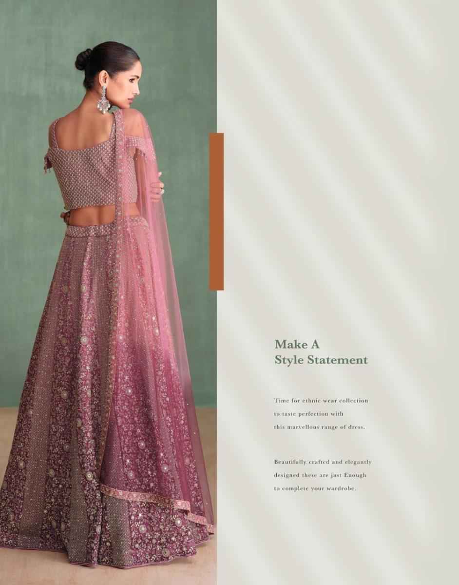 Sayuri Designer Amarpali Georgette lehenga Choli 3 pcs Catalogue
