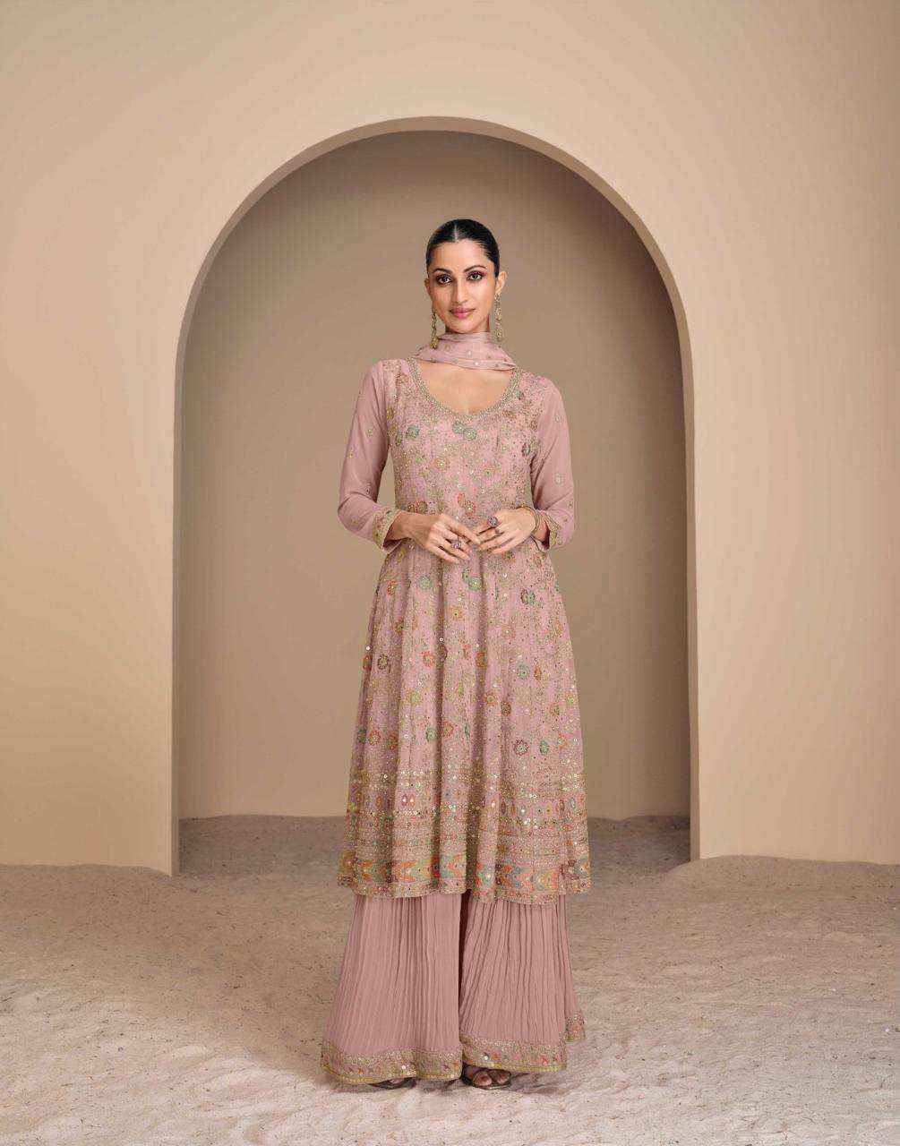 Sayuri Designer Andaz Readymade Georgette Dress 2 pcs Catalogue