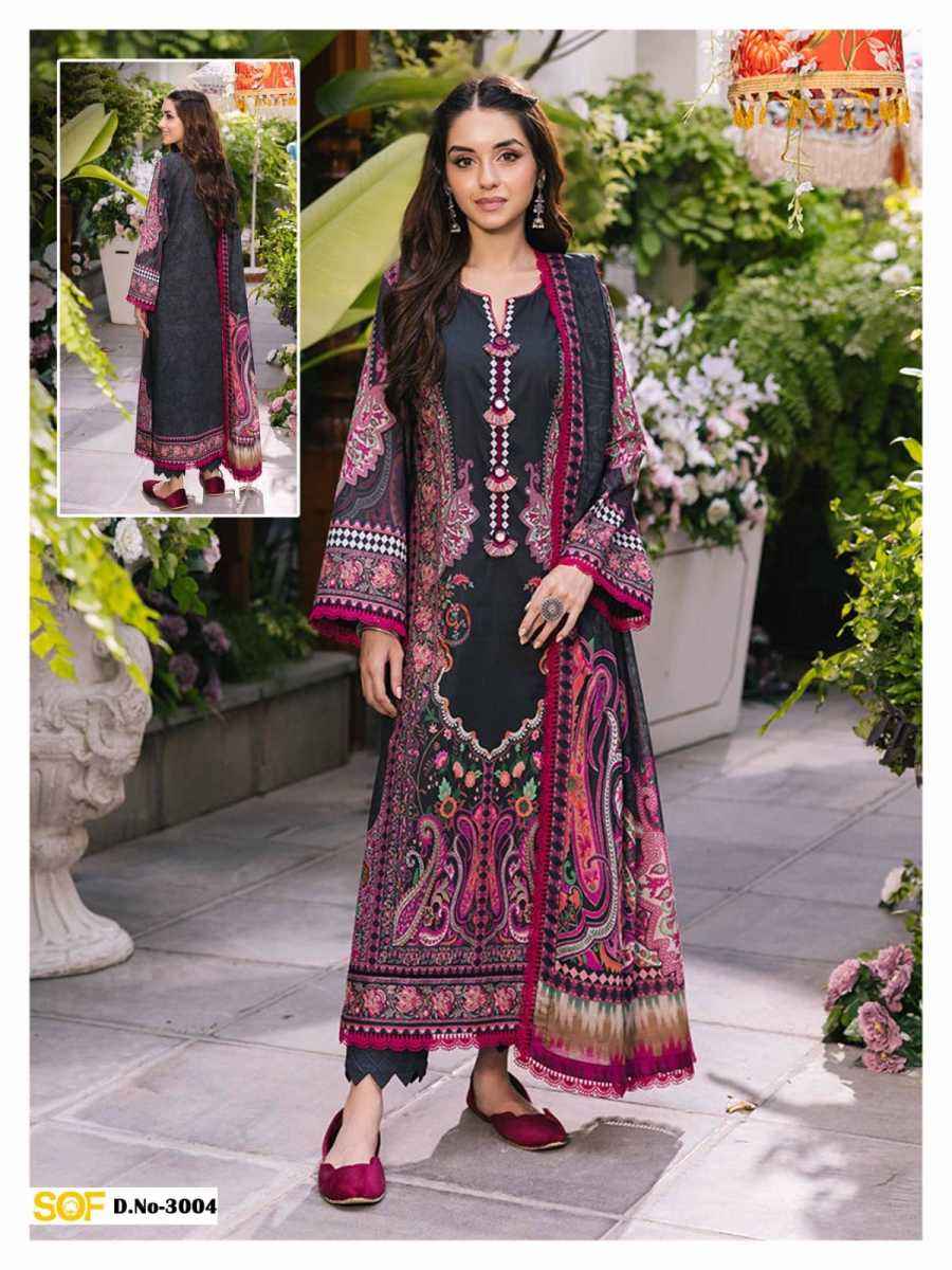Shree Om Fab Aliya B Vol 3 Lawn Cotton Dress Material 6 pcs Catalogue