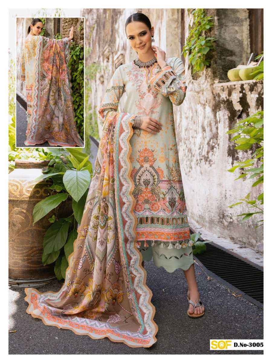 Shree Om Fab Aliya B Vol 3 Lawn Cotton Dress Material 6 pcs Catalogue