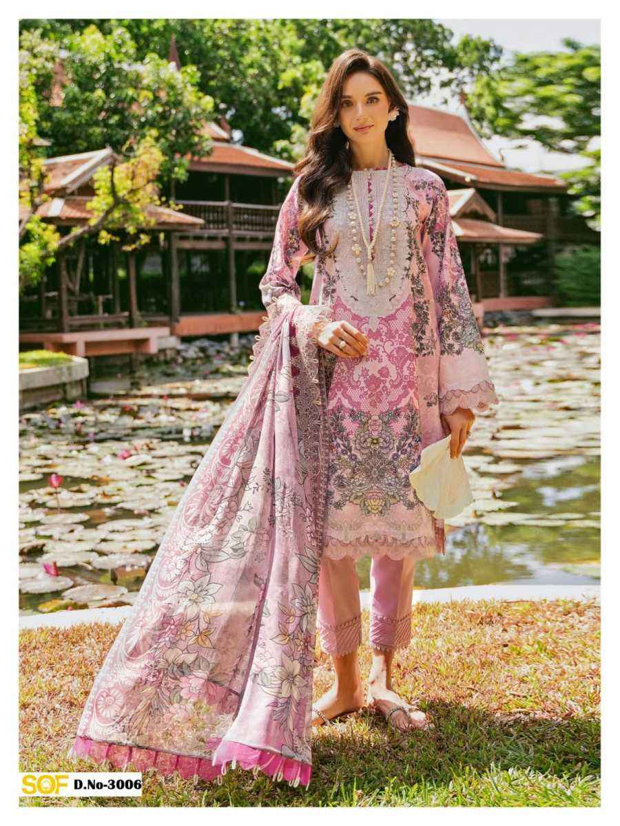 Shree Om Fab Aliya B Vol 3 Lawn Cotton Dress Material 6 pcs Catalogue