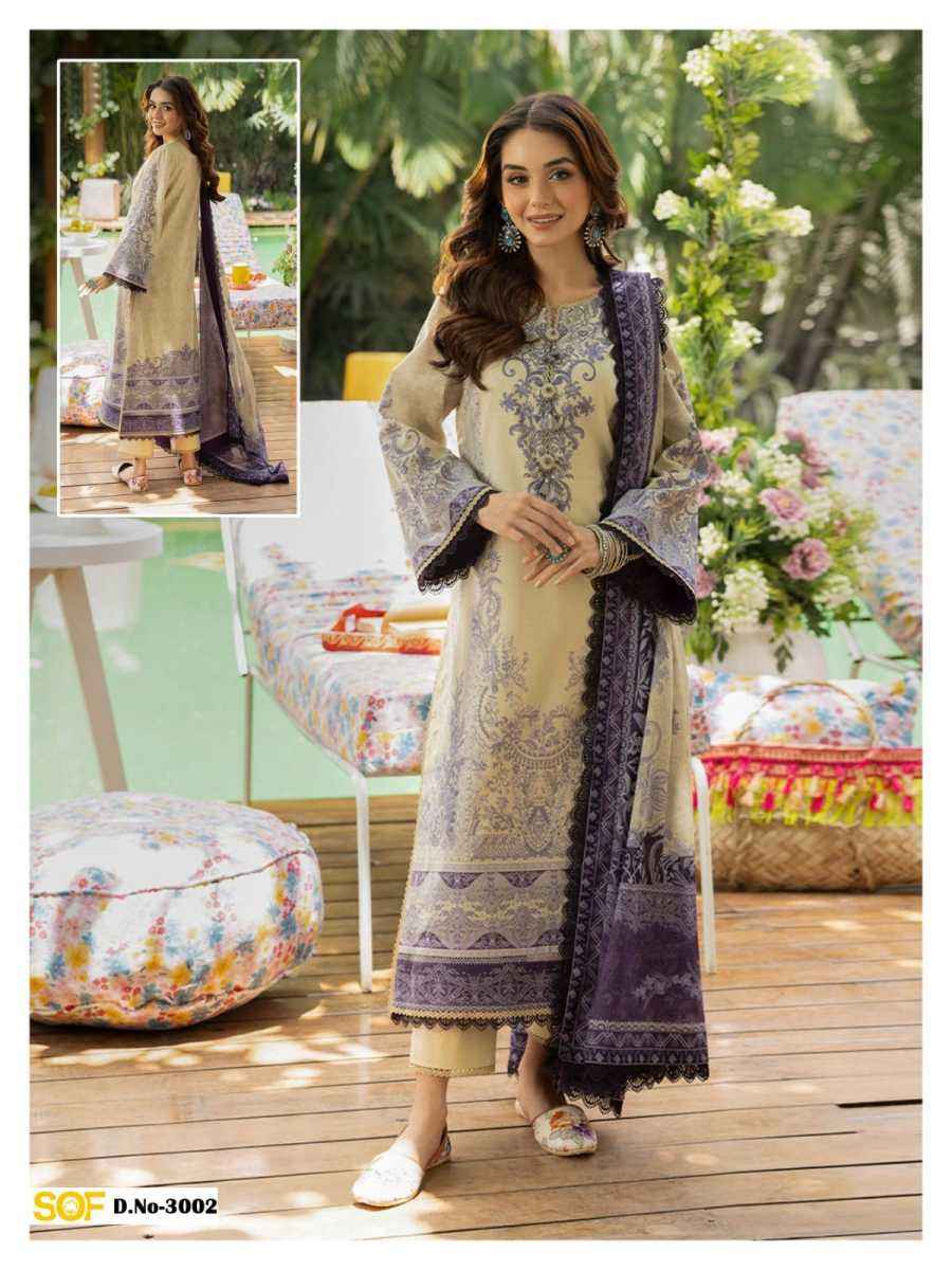 Shree Om Fab Aliya B Vol 3 Lawn Cotton Dress Material 6 pcs Catalogue