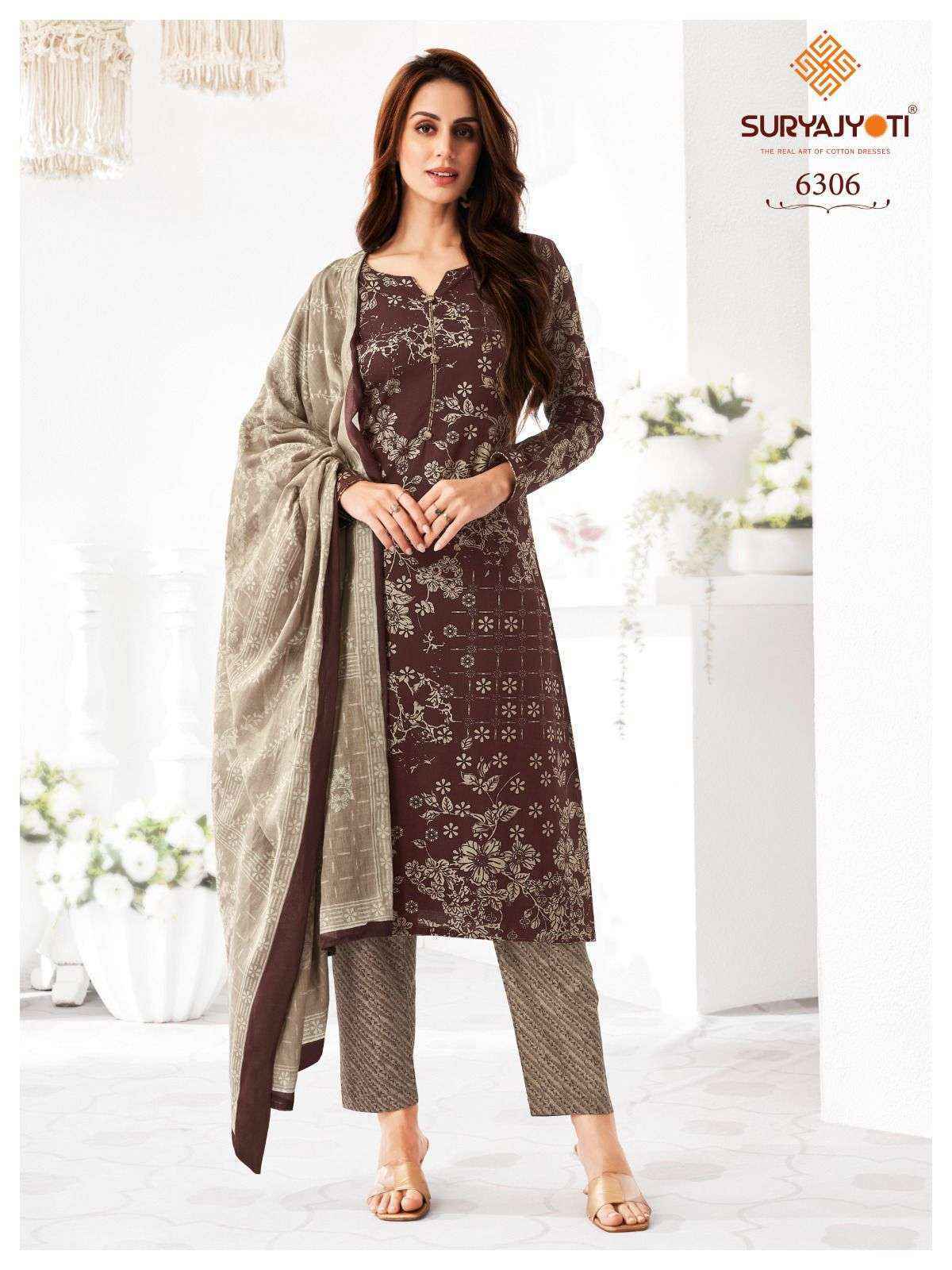 Suryajyoti designer cotton salwar suits hot sale