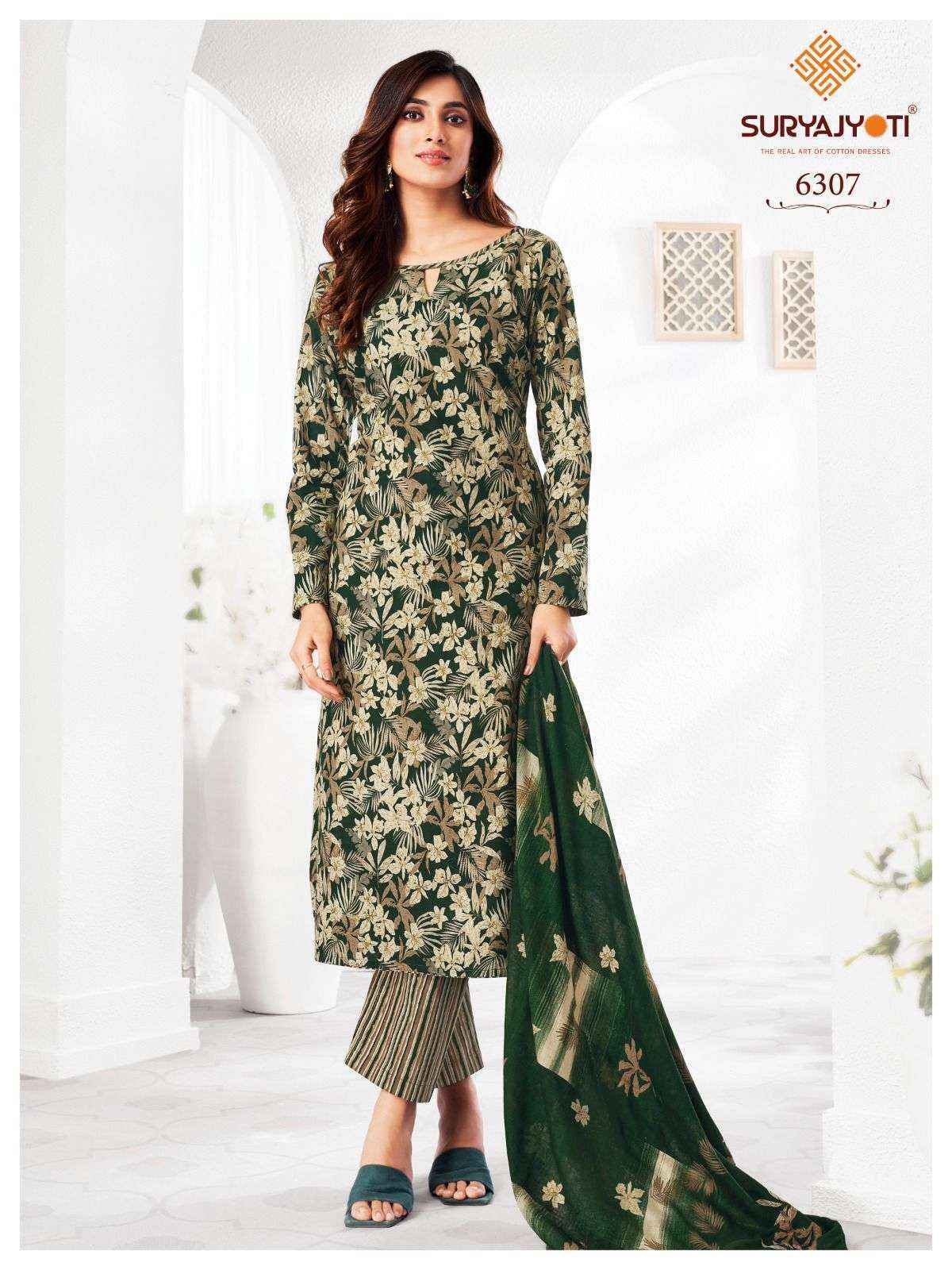 Suryajyoti Trendy Cotton Vol 63 Cotton Dress Material 20 pcs Catalogue