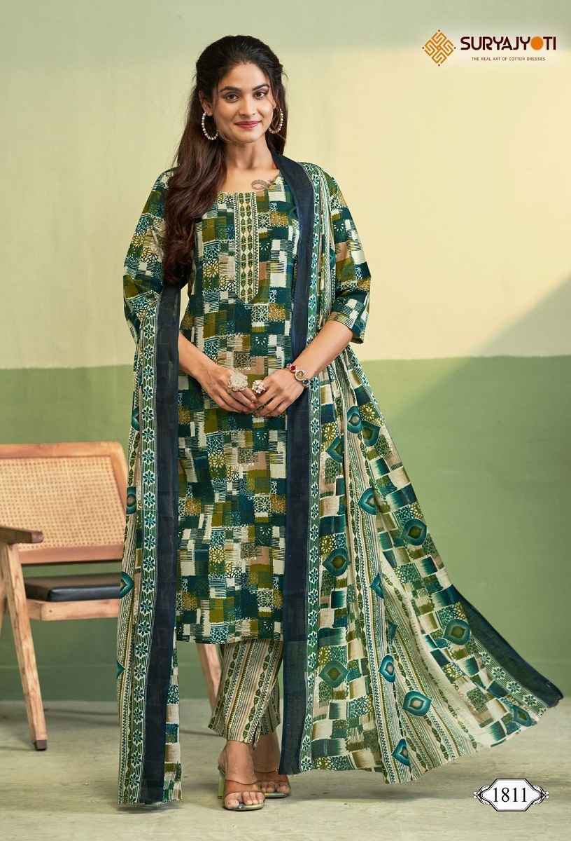 Suryajyoti Zion Cotton Vol 18 Readymade Cotton Dress 15 pcs Catalogue