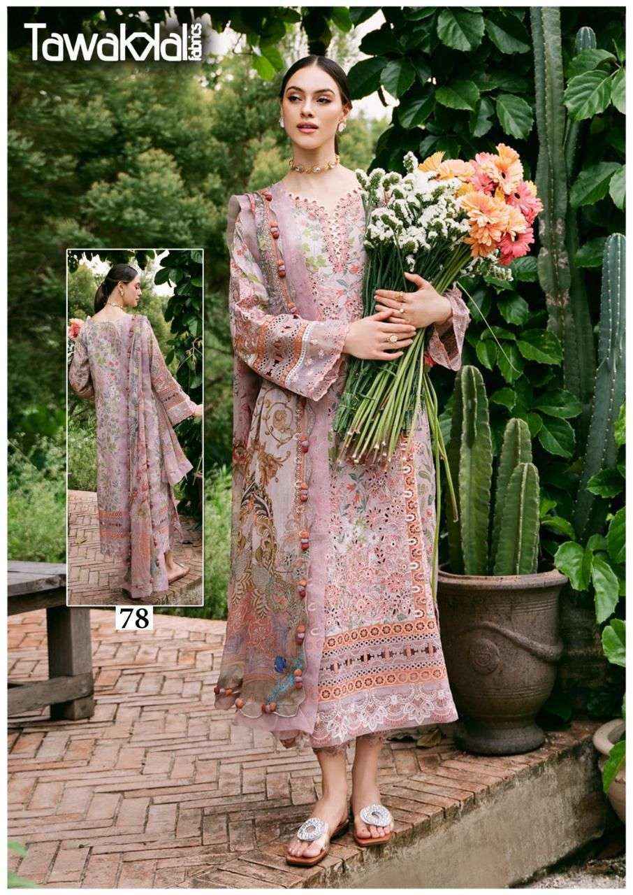 Tawakkal Mehroz Luxury Heavy Cotton Collection Vol 8 Cotton Dress Material Wholesale Ladies Dress Supplier