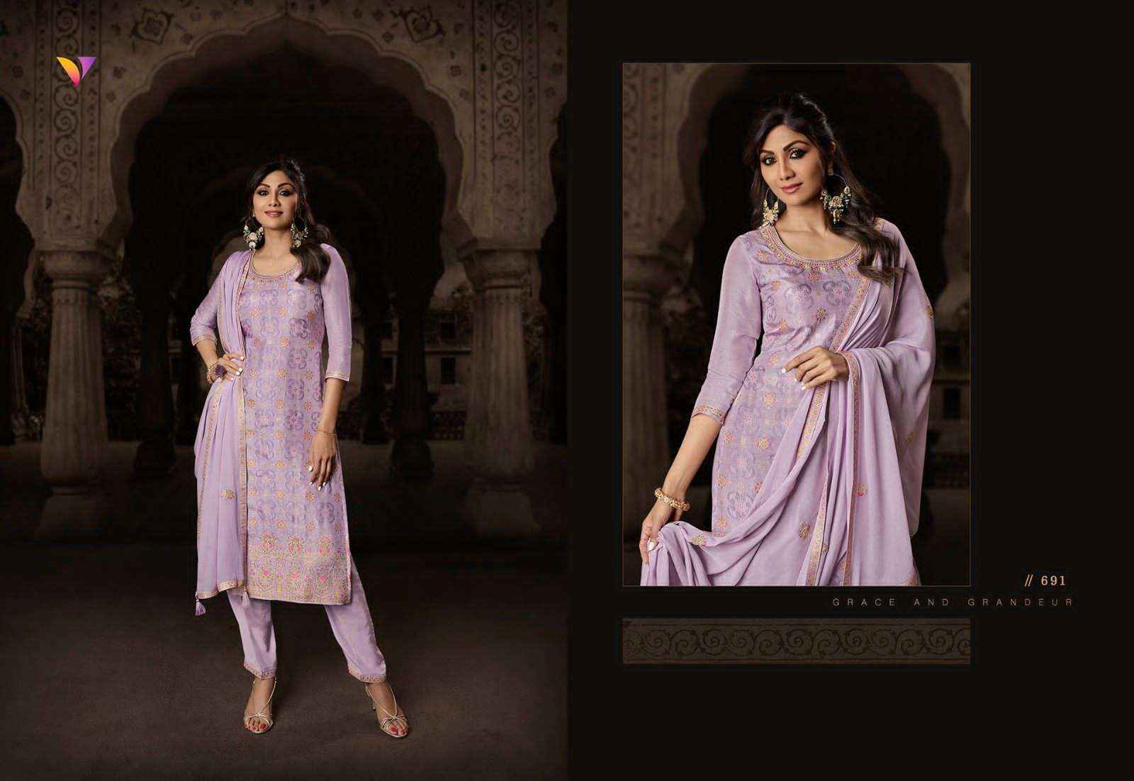 Vatsam Shilpa Vol 4 Jacquard Kurti Combo 6 pcs Catalogue