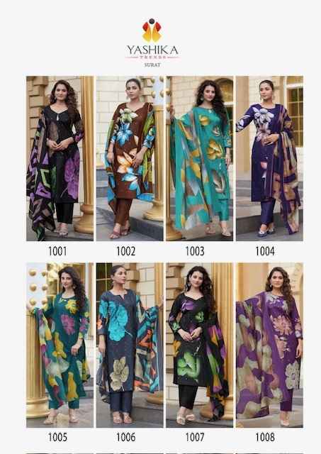 Yashika Trends Dua Cotton Dress Material 8 pcs Catalogue