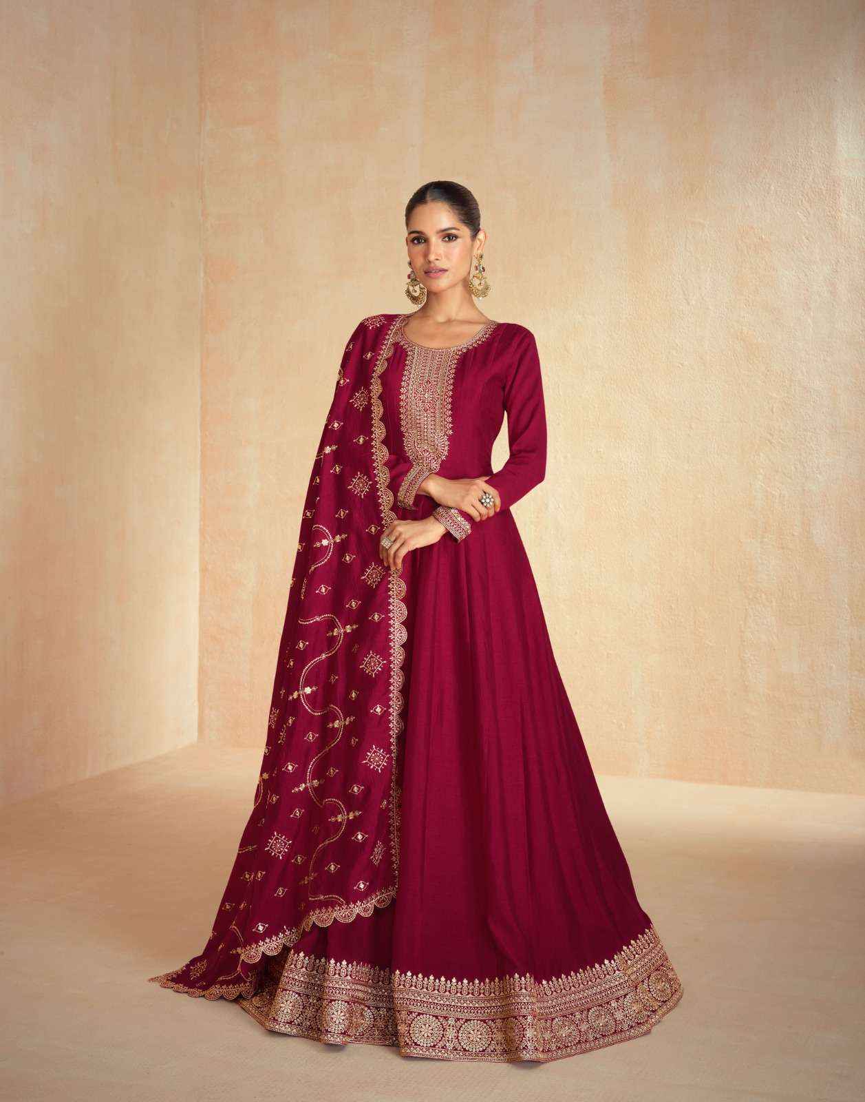 Aashirwad Creation Tanisha Readymade Silk Dress 5 pcs Catalogue