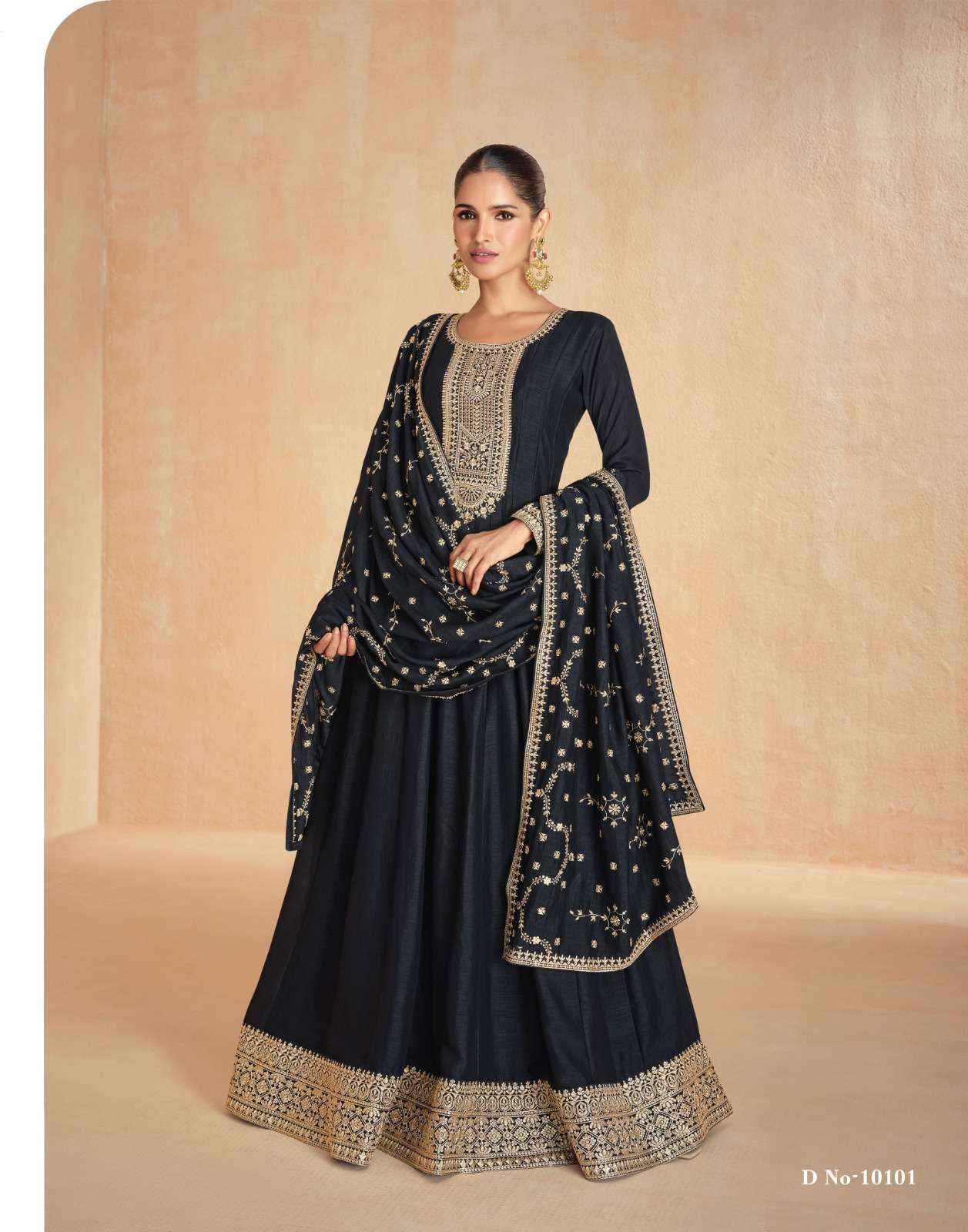 Aashirwad Creation Tanisha Readymade Silk Dress 5 pcs Catalogue