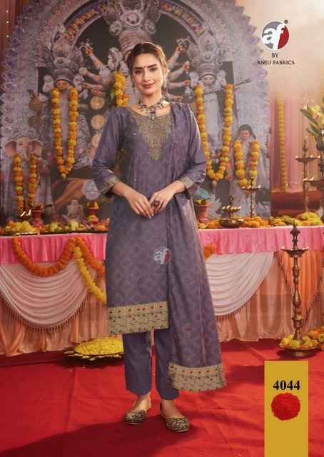 Anju Fabrics Palki Vol 4 Muslin Kurti Combo 6 pcs Catalogue