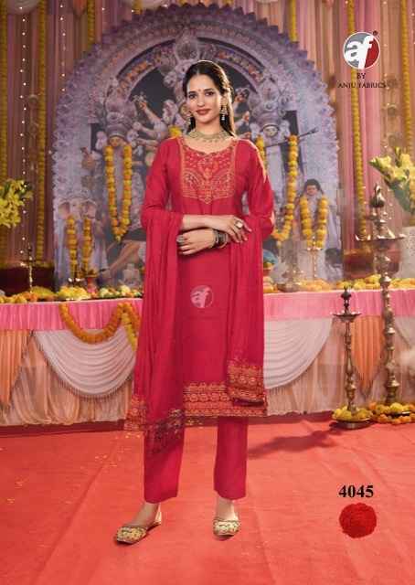 Anju Fabrics Palki Vol 4 Muslin Kurti Combo 6 pcs Catalogue