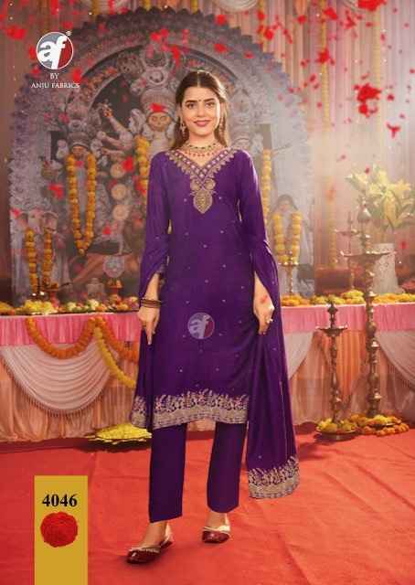Anju Fabrics Palki Vol 4 Muslin Kurti Combo 6 pcs Catalogue