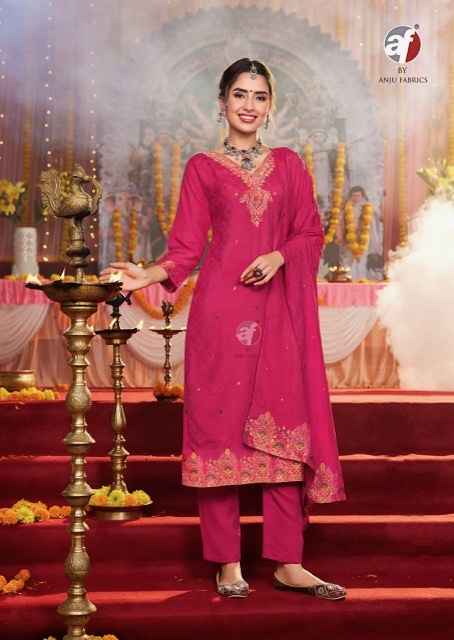 Anju Fabrics Palki Vol 4 Muslin Kurti Combo 6 pcs Catalogue
