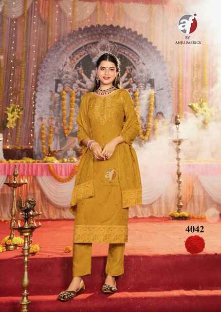 Anju Fabrics Palki Vol 4 Muslin Kurti Combo 6 pcs Catalogue