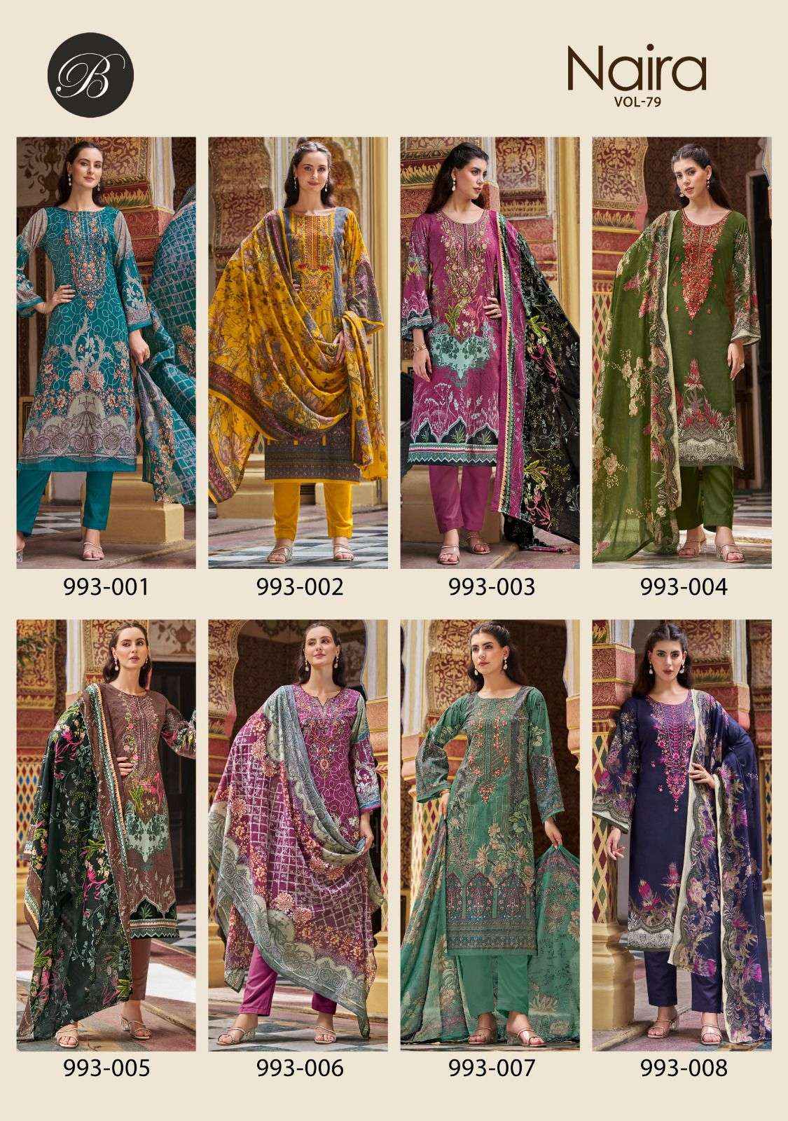 Belliza Naira Vol 79 Cotton Dress Material 8 pcs Cataloge