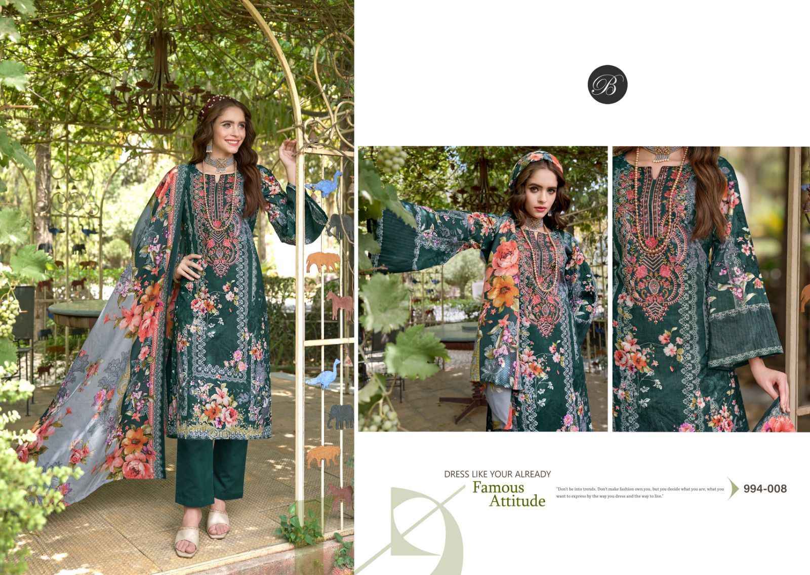 Belliza Naira Vol 80 Cotton Dress Material 8 pcs Cataloge