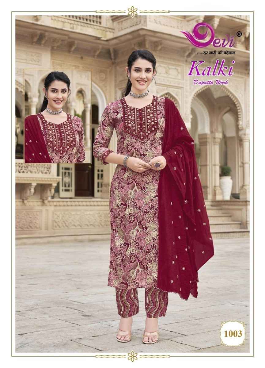 Devi Kalki Vol 1 Rayon Kurti Combo 8 pcs Cataloue