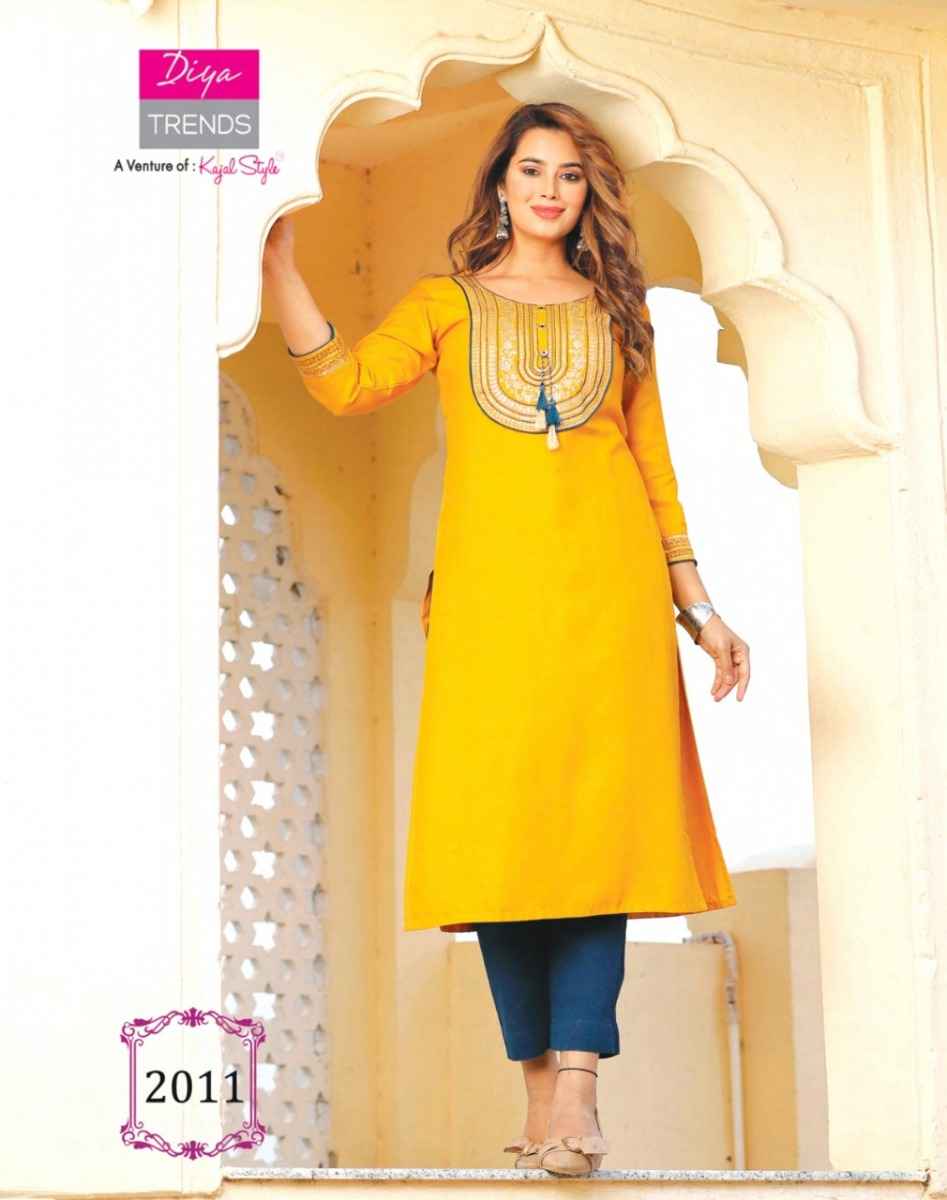 Diya Trends Casual Diaries Vol 2 Rayon Kurti Combo 16 pcs Catalogue