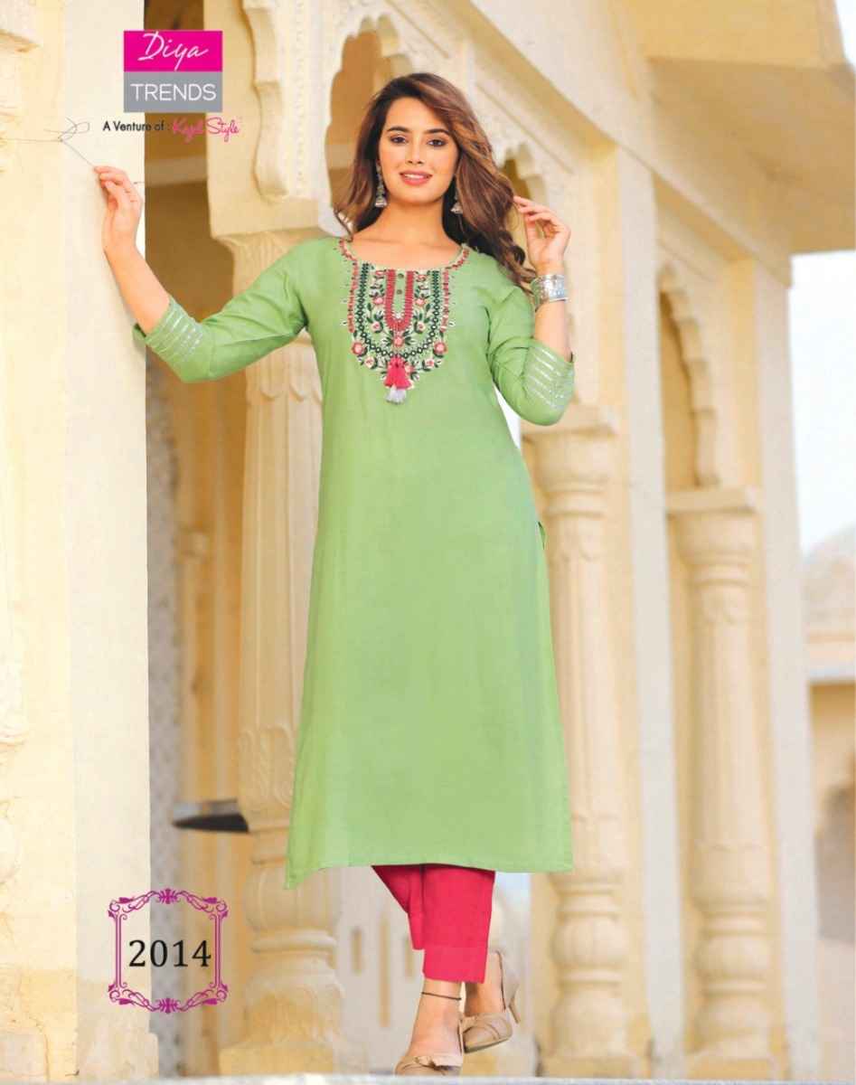 Diya Trends Casual Diaries Vol 2 Rayon Kurti Combo 16 pcs Catalogue