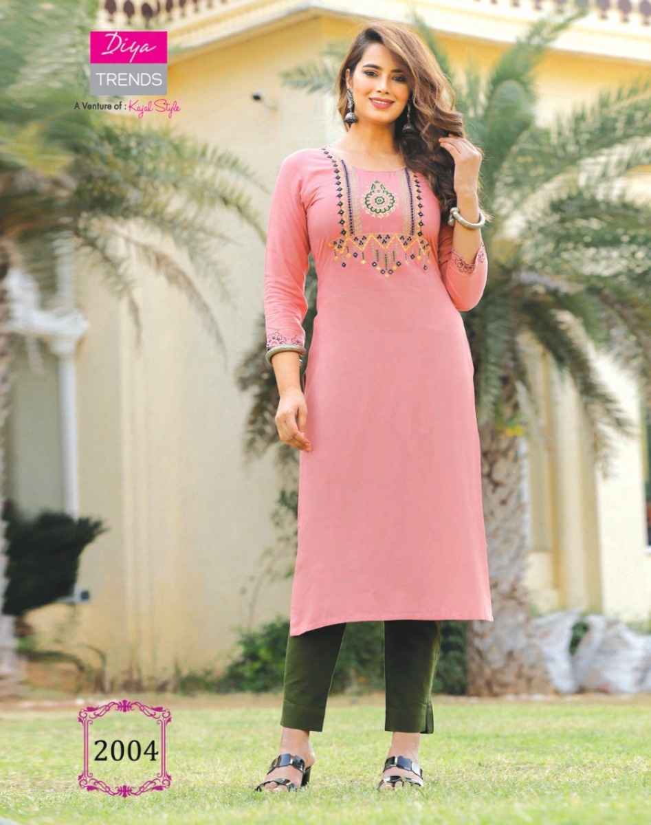 Diya Trends Casual Diaries Vol 2 Rayon Kurti Combo 16 pcs Catalogue
