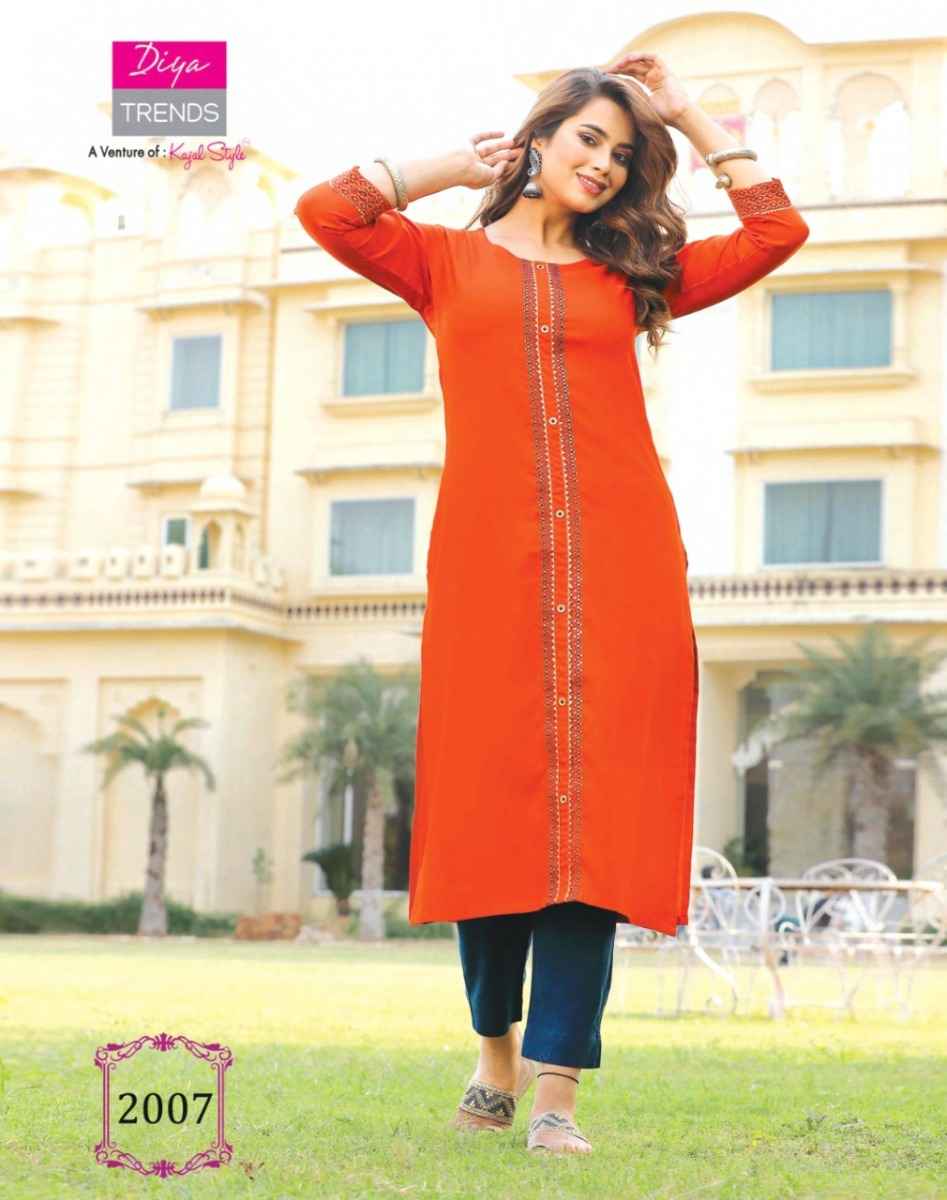 Diya Trends Casual Diaries Vol 2 Rayon Kurti Combo 16 pcs Catalogue