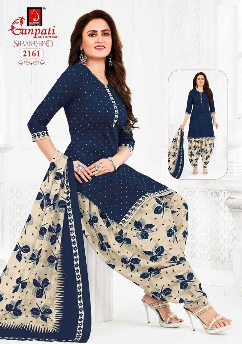 Ganpati Shaan E Hind Patiyala Vol 10 Readymade  Cotton Dress 15 pcs Catlogue