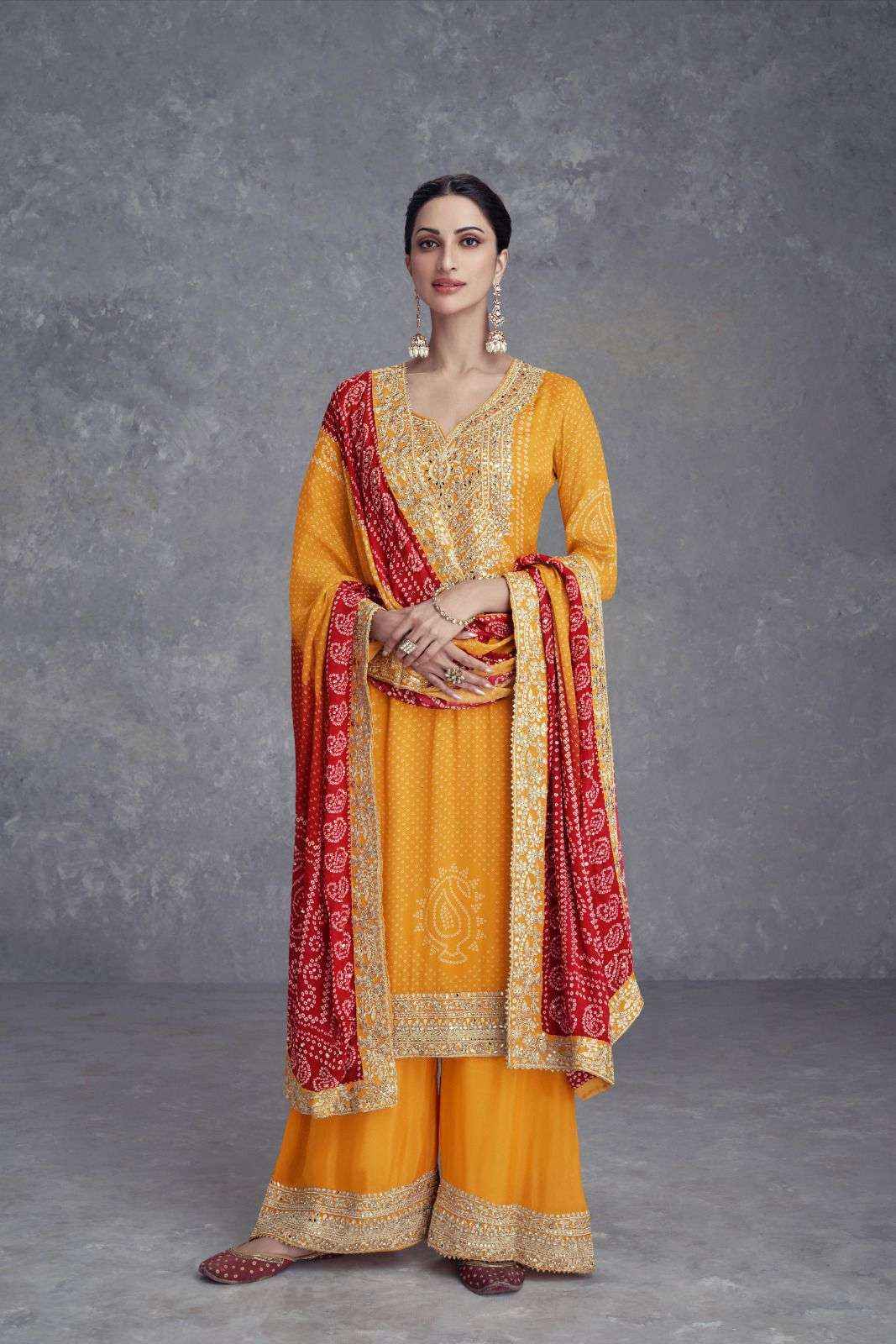 Gulkayra Designer Takshvi Colour Edition Readymade Chinon Dress 4 pcs Catalogue