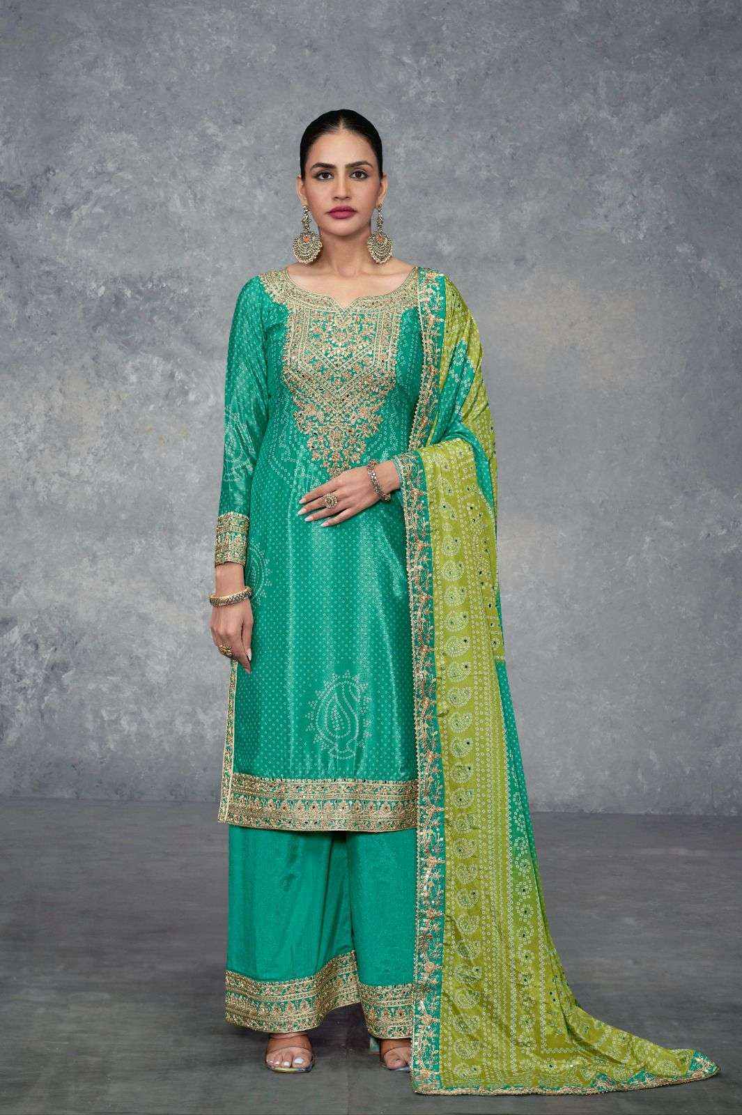 Gulkayra Designer Takshvi Colour Edition Readymade Chinon Dress 4 pcs Catalogue