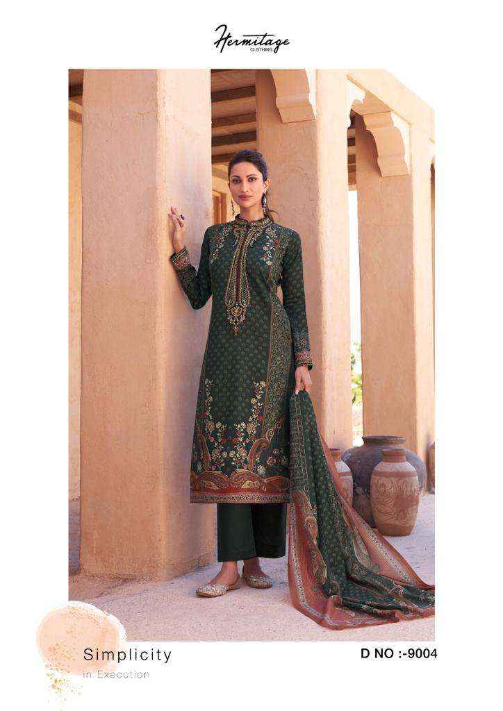 Hermitage Mehqada Viscouse Lawn Dress Material 6 Pc Catalog