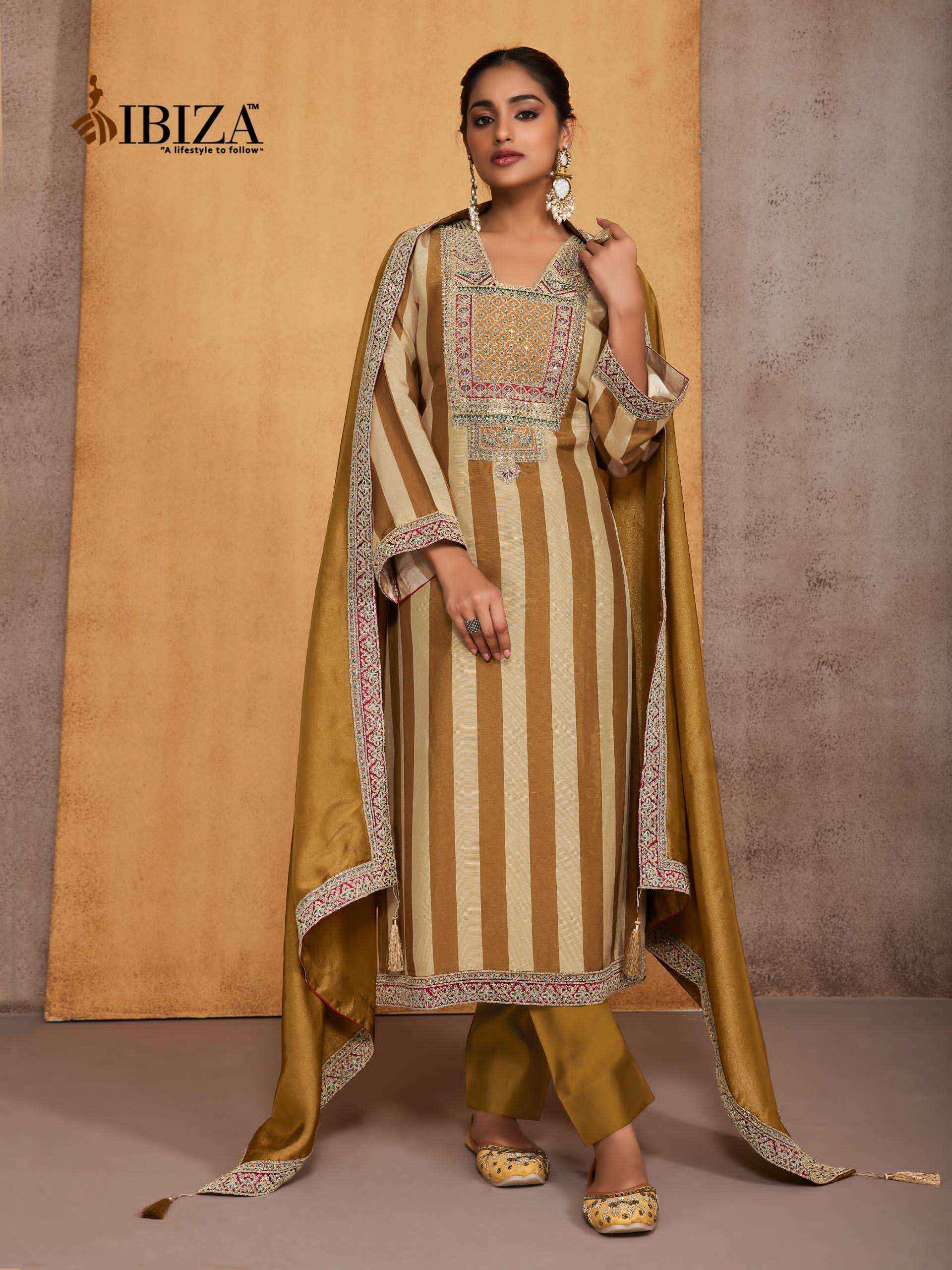 Ibiza Ivanna Viscouse Dress Material 4 pcs Catalogue