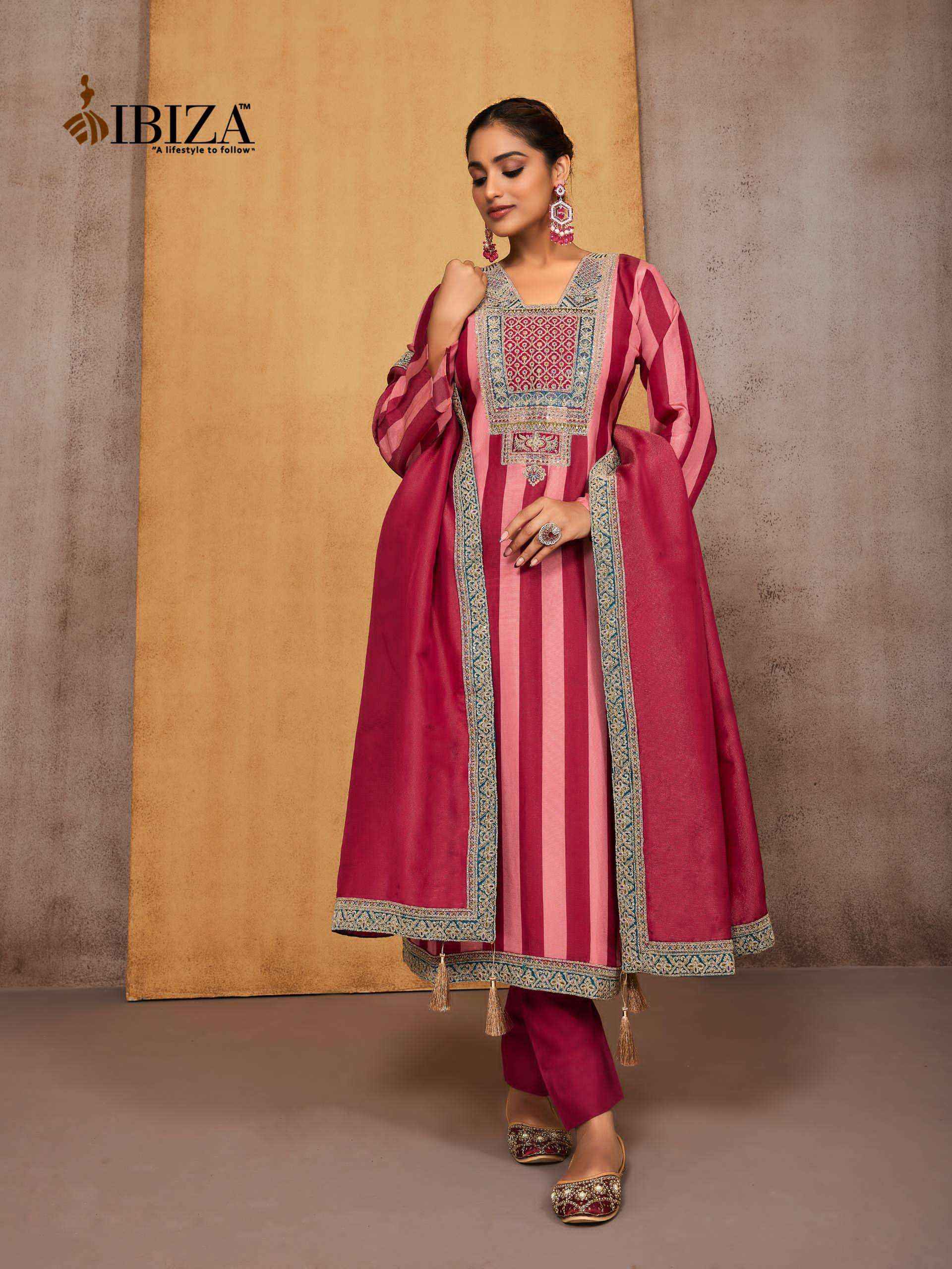 Ibiza Ivanna Viscouse Dress Material 4 pcs Catalogue