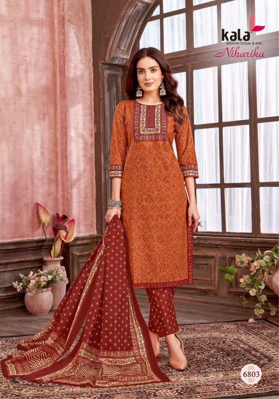 Kala Niharika Vol 3 Cotton Dress Material 8 pcs Catalogue